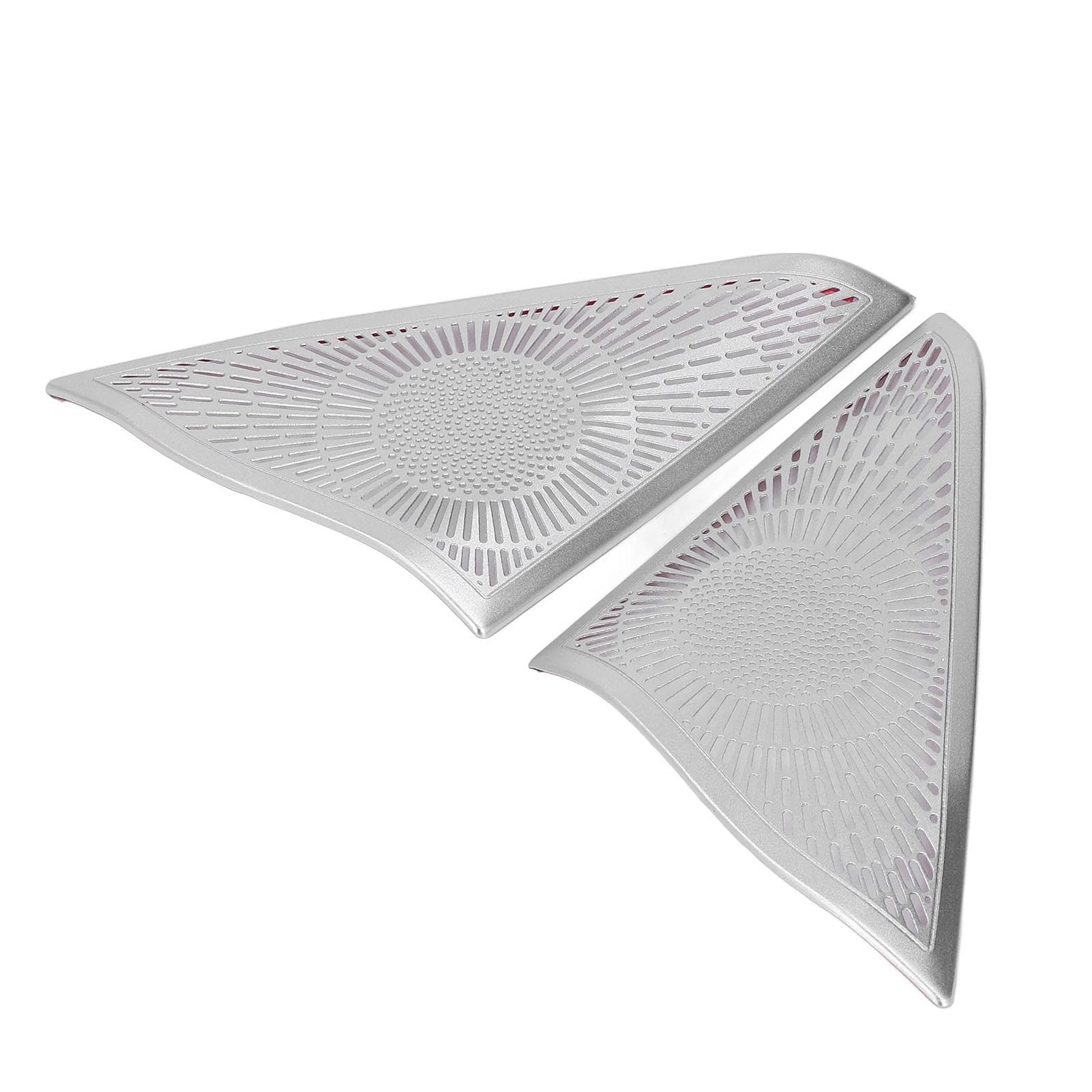 2 Pcs Car Door Speaker Cover Trim Stickers Aluminium Alloy Replacement for Benz E Class W212