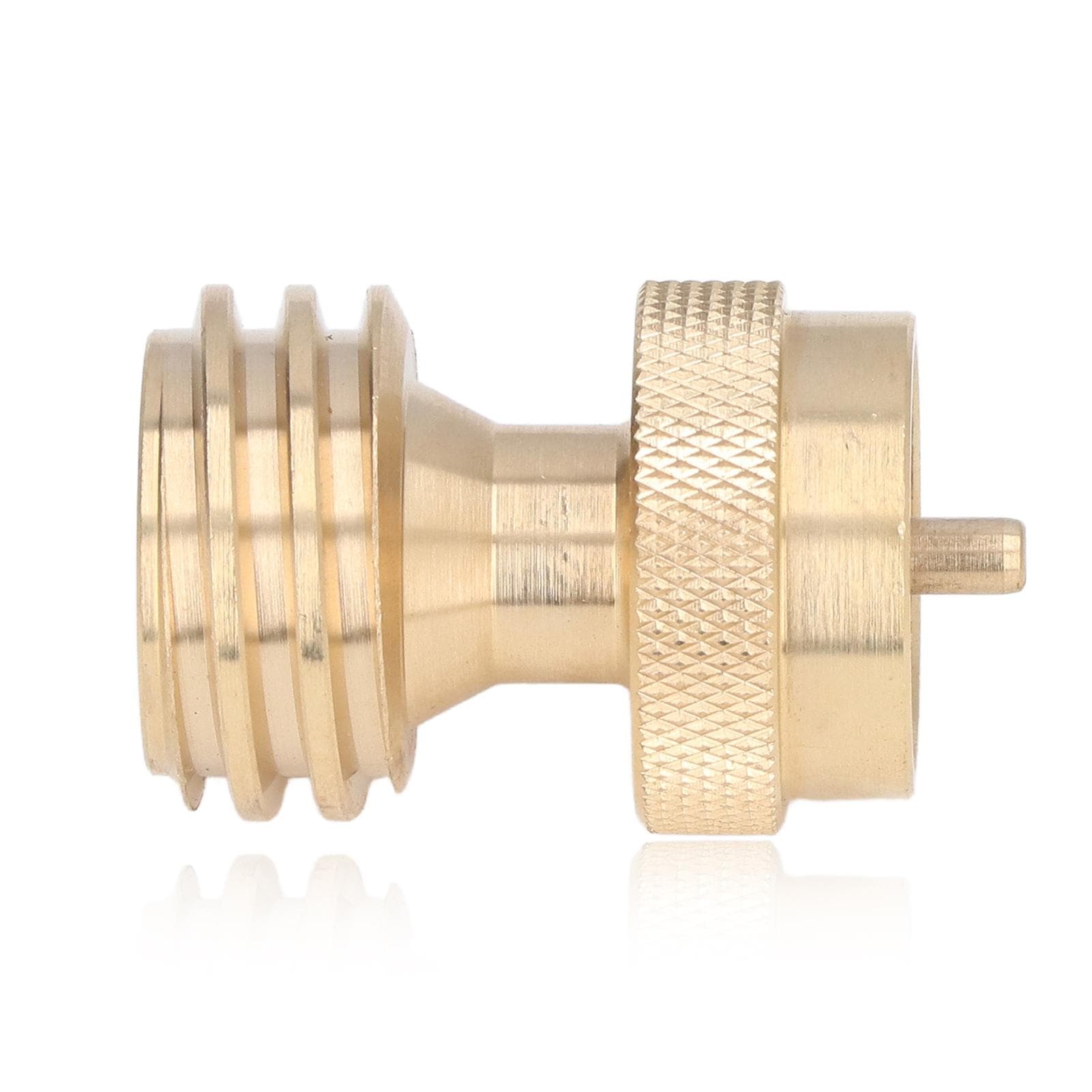 Propane Tank Adapter Small Brass Propane Refill Valve Gas Tank Converter for Camping