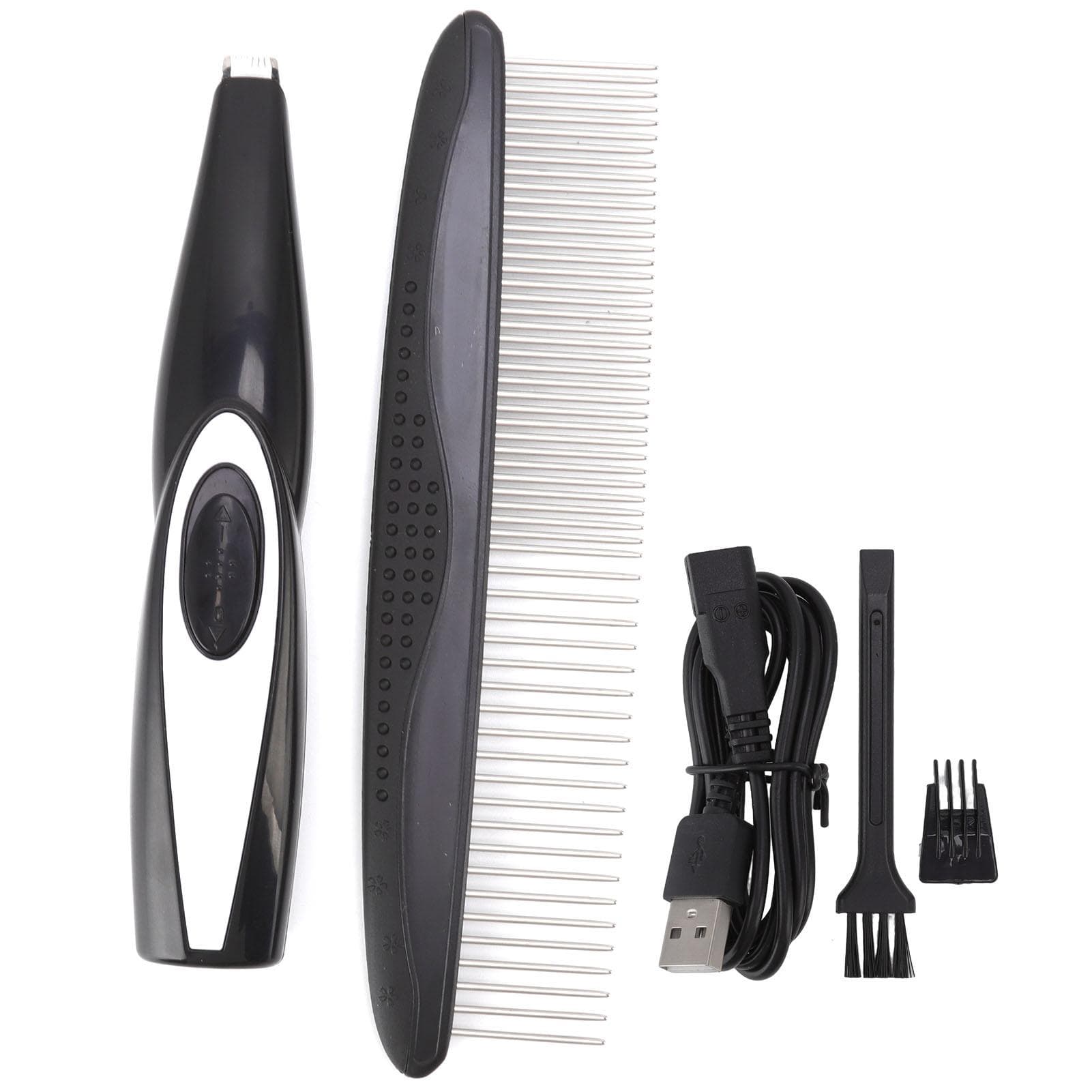Dog Foot Hair Trimmer Kit Stainless Steel Electric Quiet Pet Cleaning Grooming Set for Dogs Cats