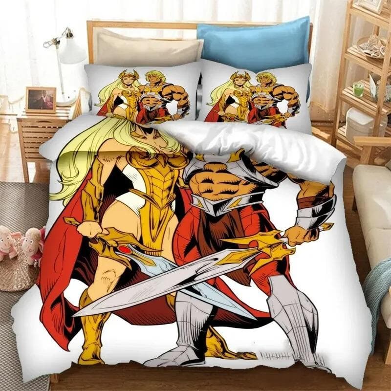 He man The Masters of The Universe Bedding Set Duvet Cover Bedroom Comforter Covers Single Twin King Size Quilt Cover AU King 240x210cm