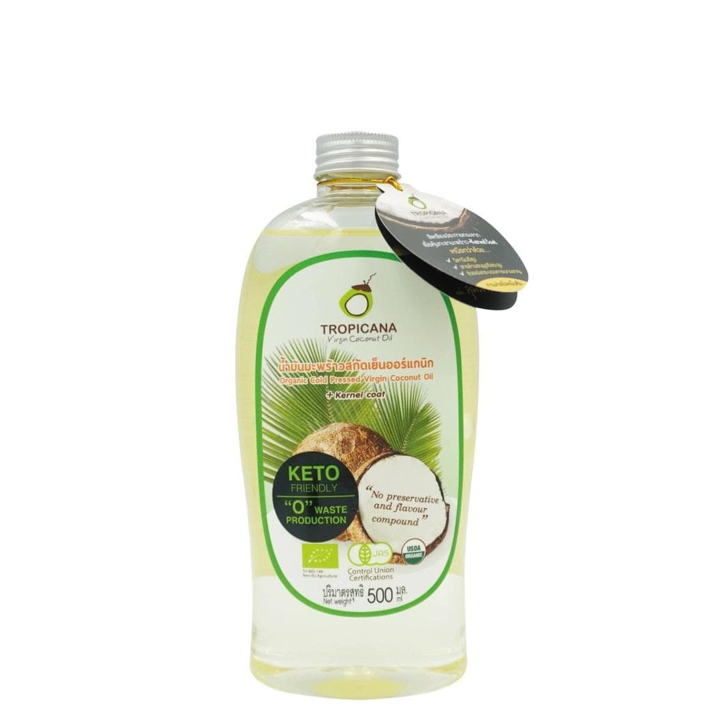 Tropicana Virgin Natural 100% Coconut Oil, 100ml/250ml/500ml/1000ml 500 ml