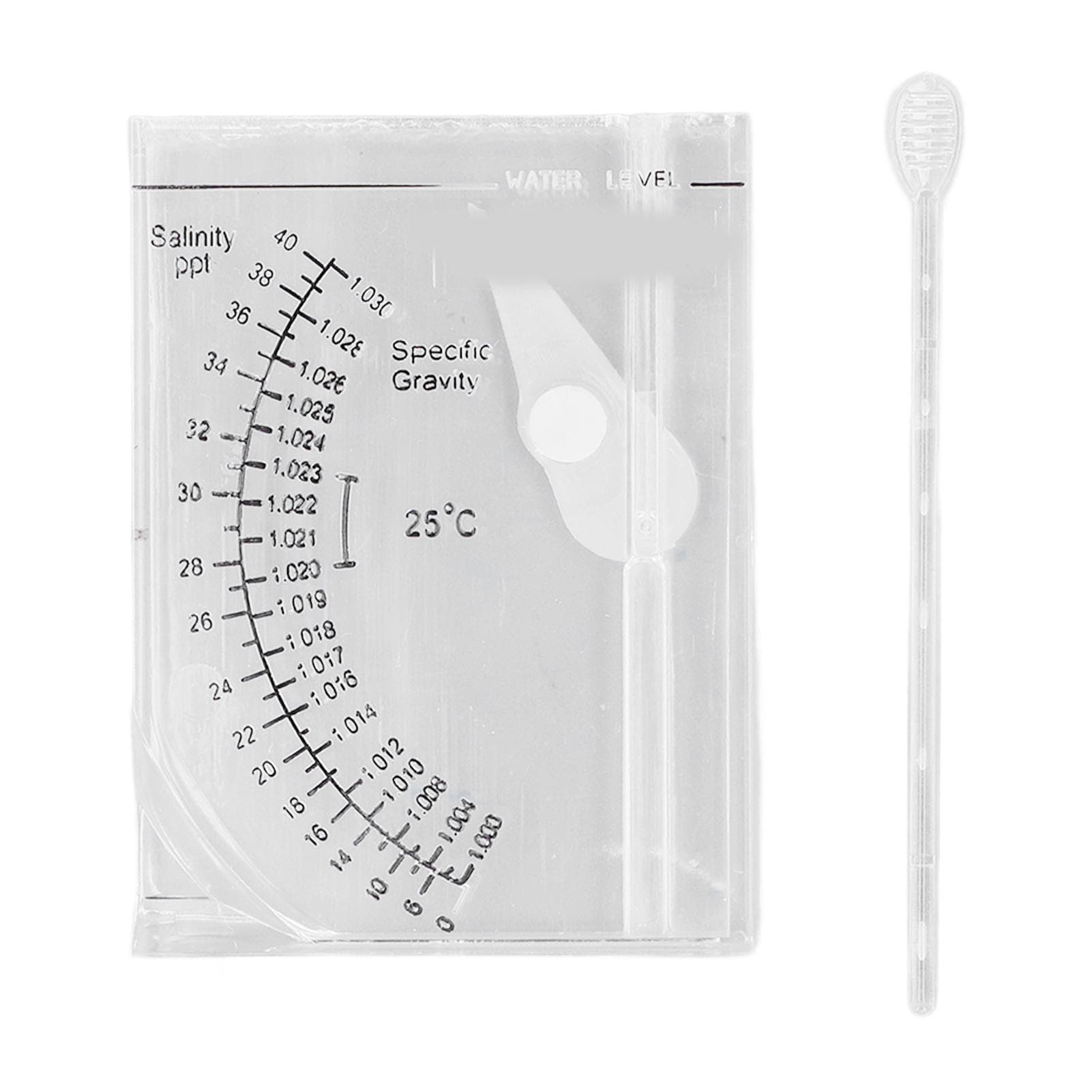 Aquarium Salinity Tester Accurate Aquarium Hydrometer for Fish Tank Seawater Specific Gravity and