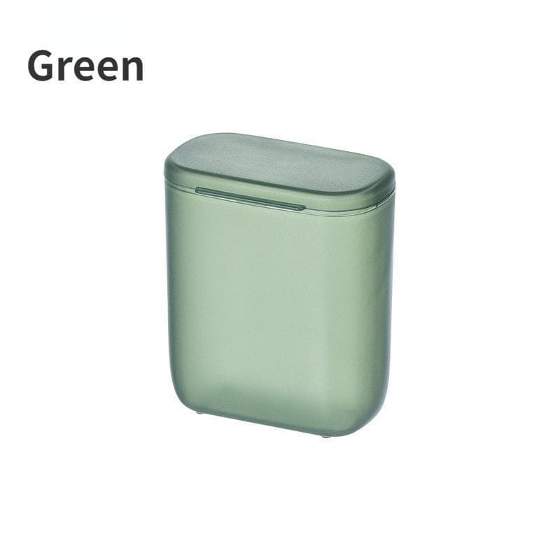 Data Cable Storage Box Dust-proof Headphone Organizer Box with Cover Clear Cable Wire Container Box for Home Office green