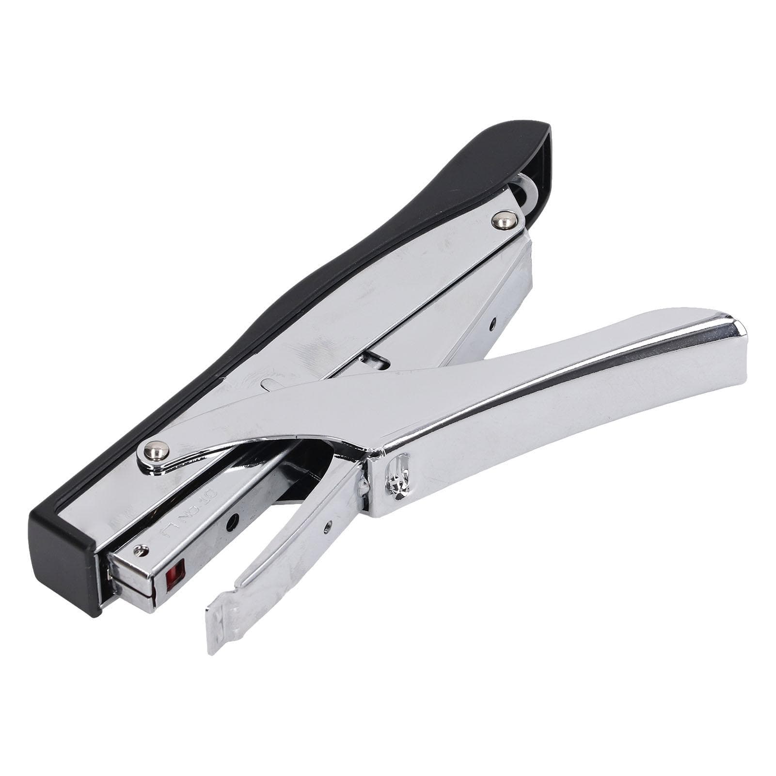 Hand Held Stapler 10 Sheets Capacity Ergonomic Labor Saving Mini Stapler for Binding Documents black
