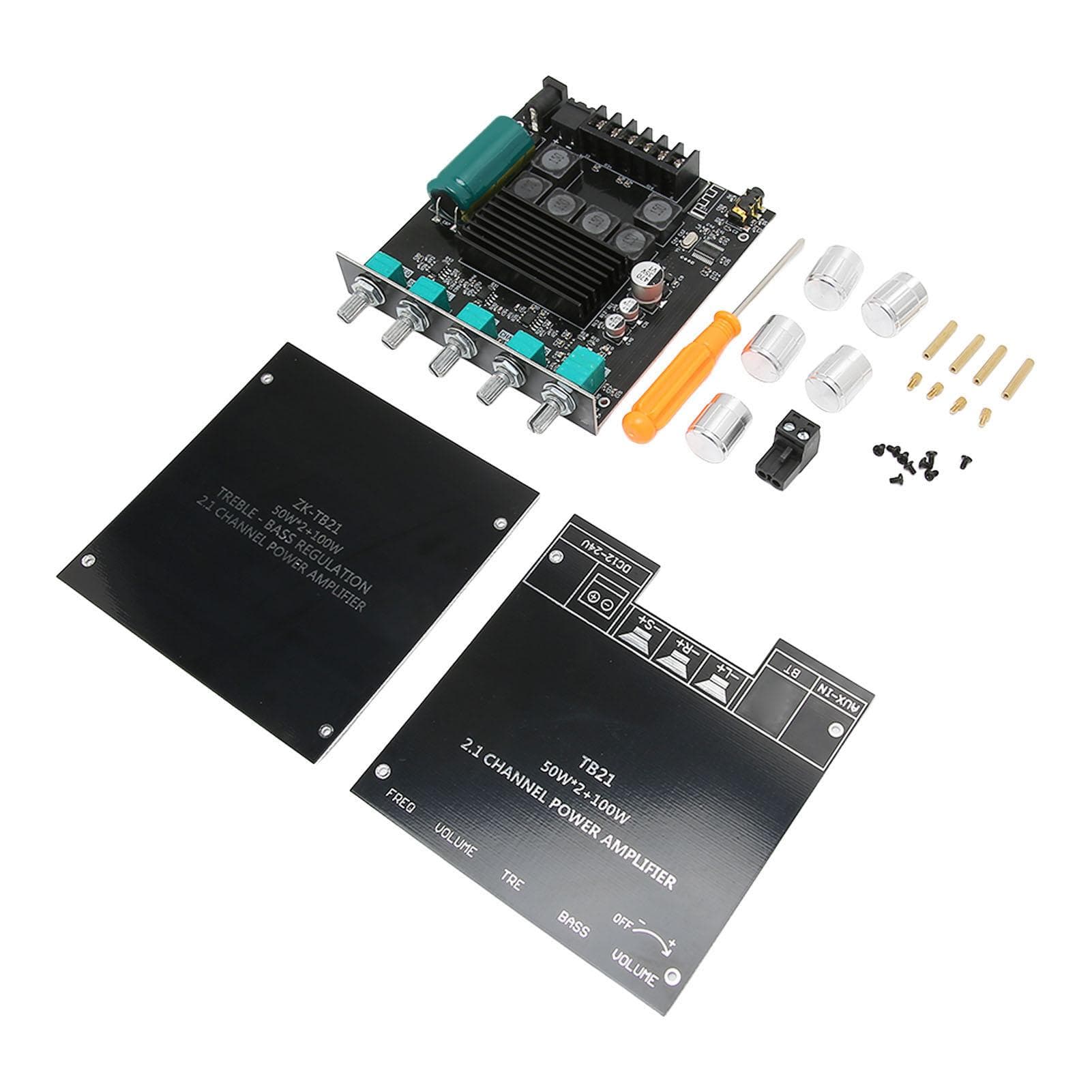 BT Digital Amplifier Board 2.1 Channel 50W 50W 100W Wireless Subwoofer Amp Module for Speaker