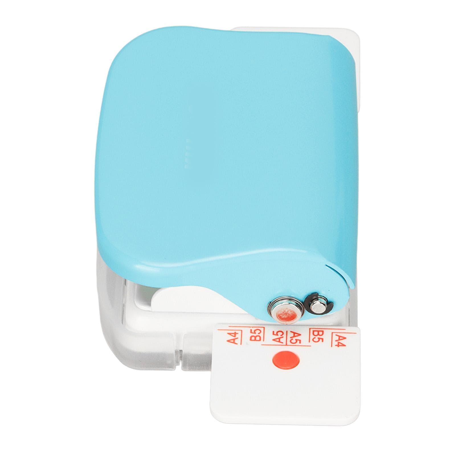Manual Binding Machines Multipurpose 6 Holes Cinch Book Binding Machine for Home Office Light Blue light blue