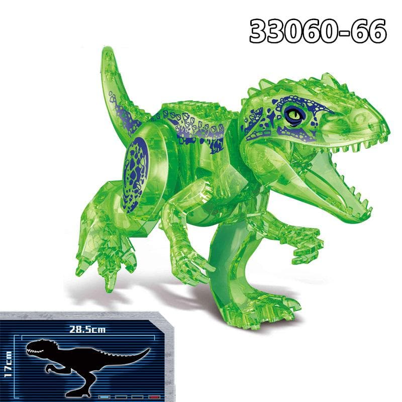 28CM Huge Raptor Carnotaurus Building Blocks Dinosaur Bricks Tyrannosaurus T-Rex Assemble Kids Toys Kids Gift Christmas Gifts 66