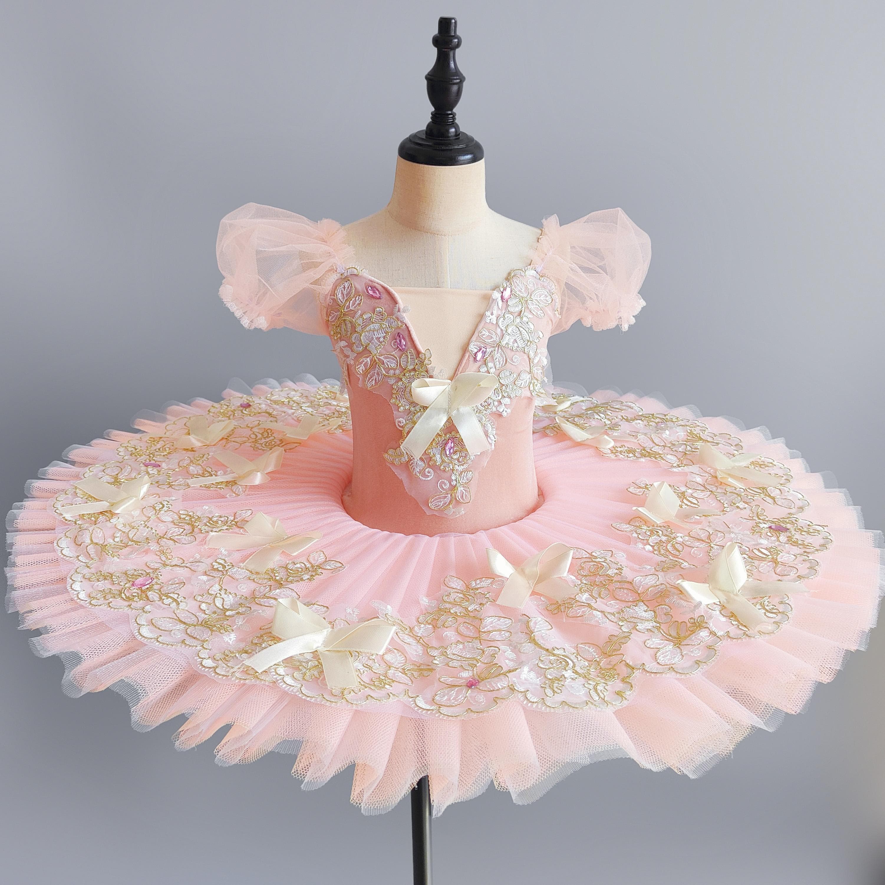 Classic Professional Ballet Tutu Dance Dress Girls Adult Kids Swan Lake Ballerina Party Dance Costume Leotards Ballet Dress 130 CM