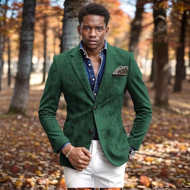 Casual Men's Suit Fashion Large Size Jacket 2XL
