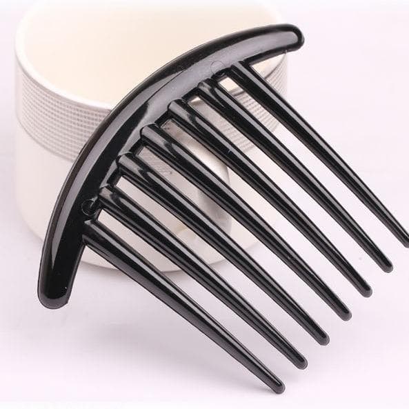 Black Hairpins for Girl Hair Fork Women Ponytail Hair Combs Volume Inserts Hair Clip Hair Styling Tool Bouffant Hair Accessories 8*10cm