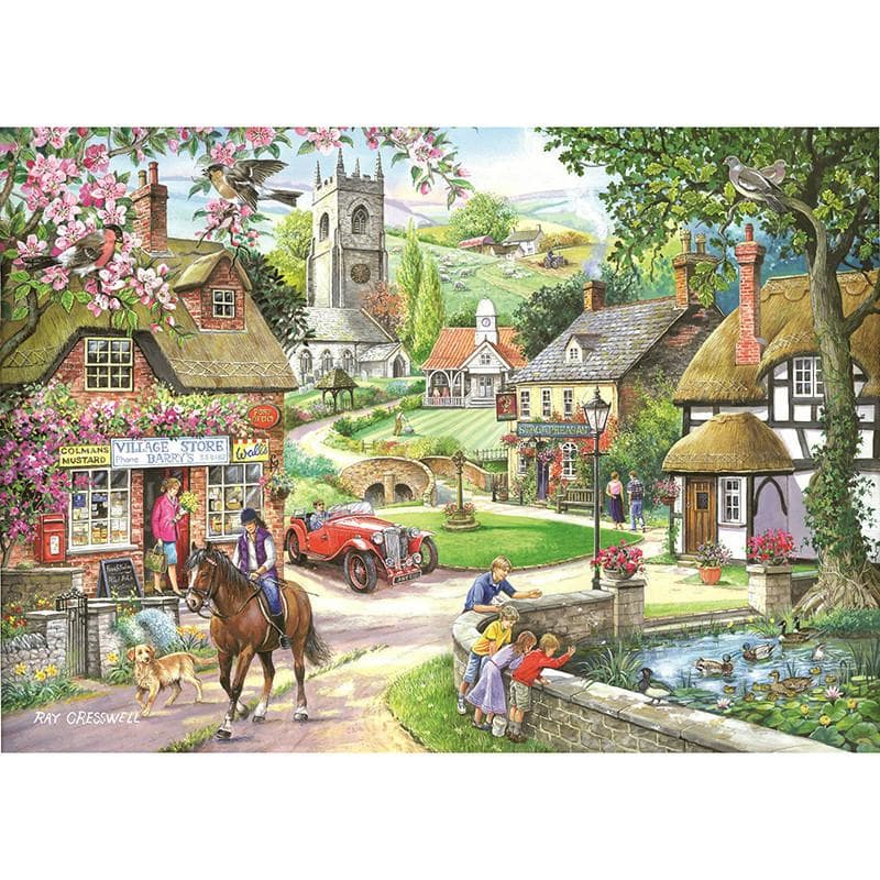 5D DIY Diamond Painting Busy Street Embroidery Mosaic Cross Stitch Rhinestone Decor 20X30CM