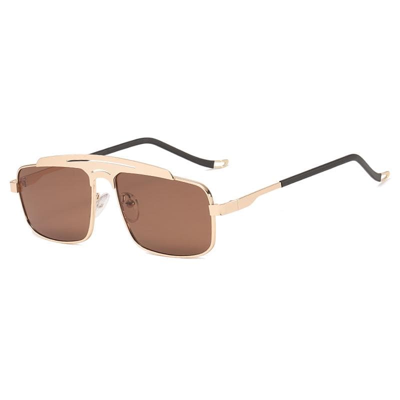 New Retro Punk Sunglasses Men UV400 Alloy Sun Glasses Designer Eyewear Personality Brand