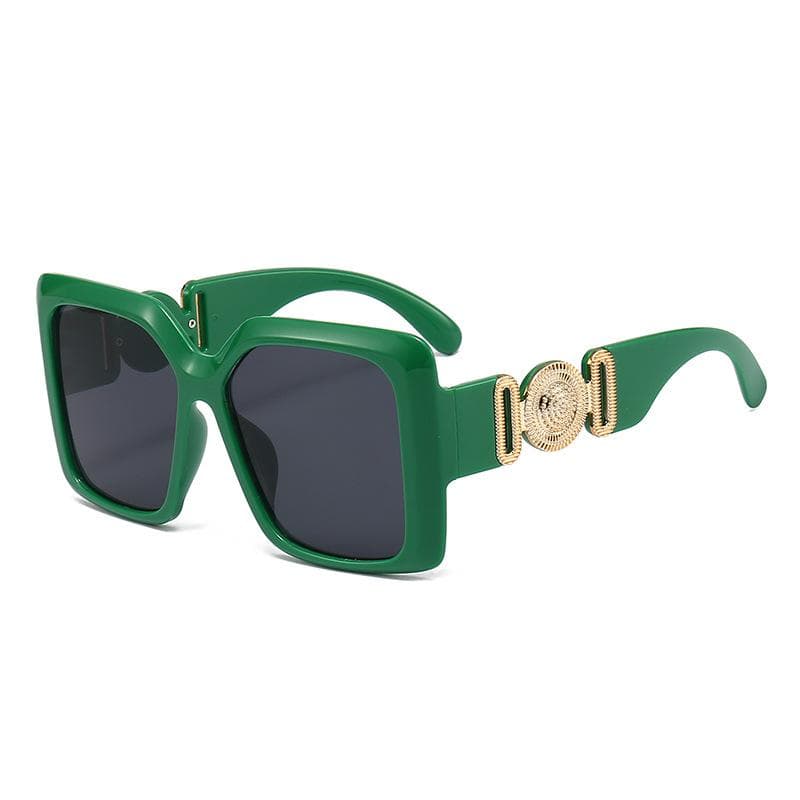 INS Popular Square Sunglasses Women Luxury Retro Brand Men Travel Sun Glasses Female Shades UV400 Oculus Other