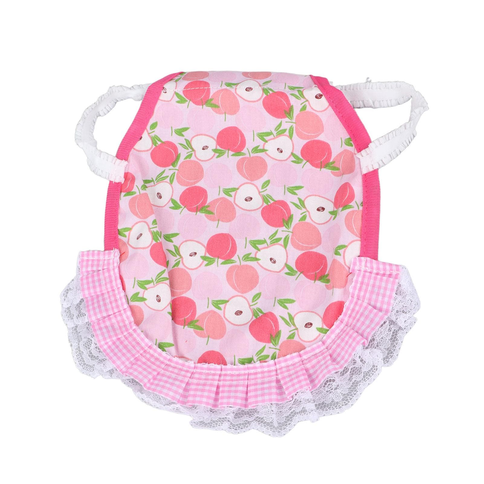 Hen Saddle Apron Double Layer Cotton Comfortable Chicken Feather Fixer Wing Back Protector for peach