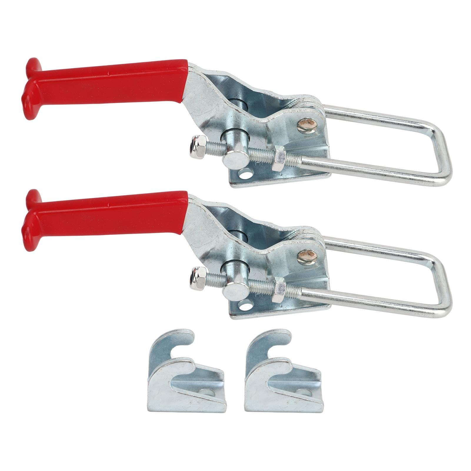 2PCS U Bolt Toggle Clamps 2000lbs Capacity Heavy Duty Adjustable Self Lock Toggle Latch Clamp For