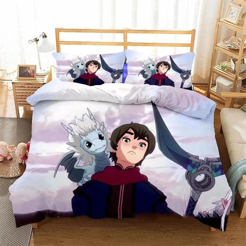 3D Print Avatar The Last Airbender Bedding Set Double Twin King Duvet Cover Comforter Pillowcase Boys Girls Adults Bedroom 245x210cm 3pcs
