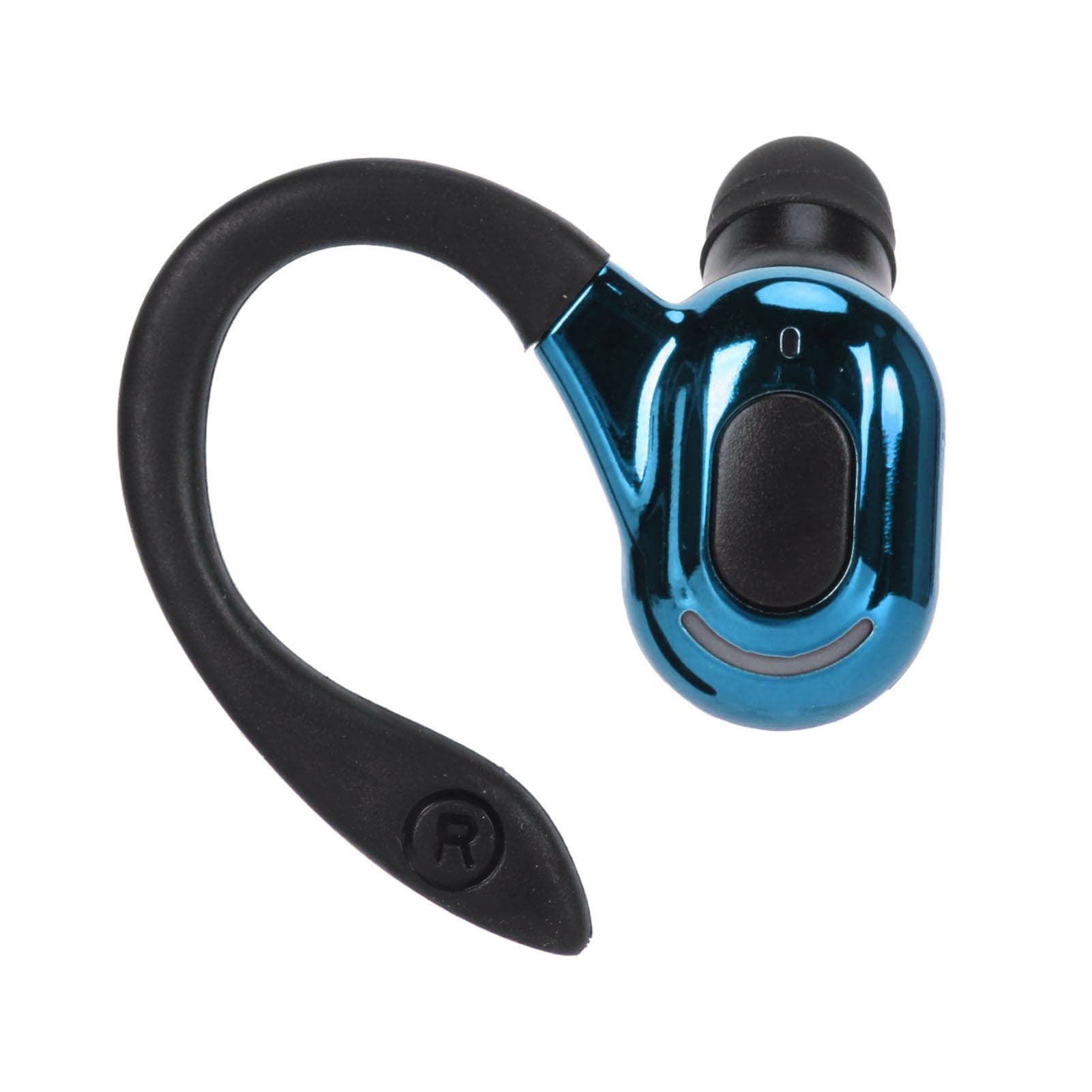 Bluetooth 5.2 Headset HiFi Stereo Sound HD Calls Noise Reduction IPX4 Waterproof Wireless Bluetooth blue