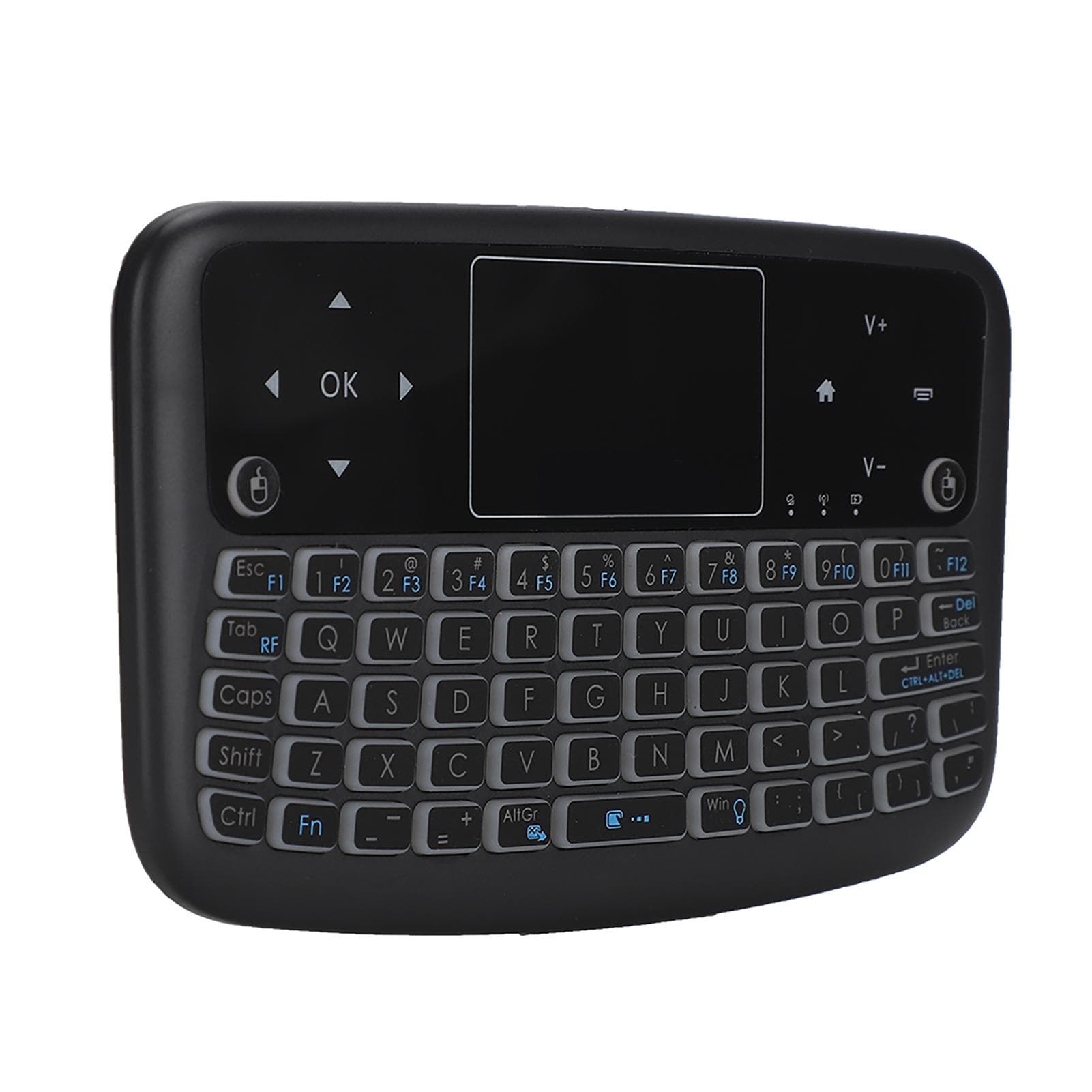 Mini Touch Flat Backlight 2.4G Button Wireless Keyboard Left and Right Mouse Keys