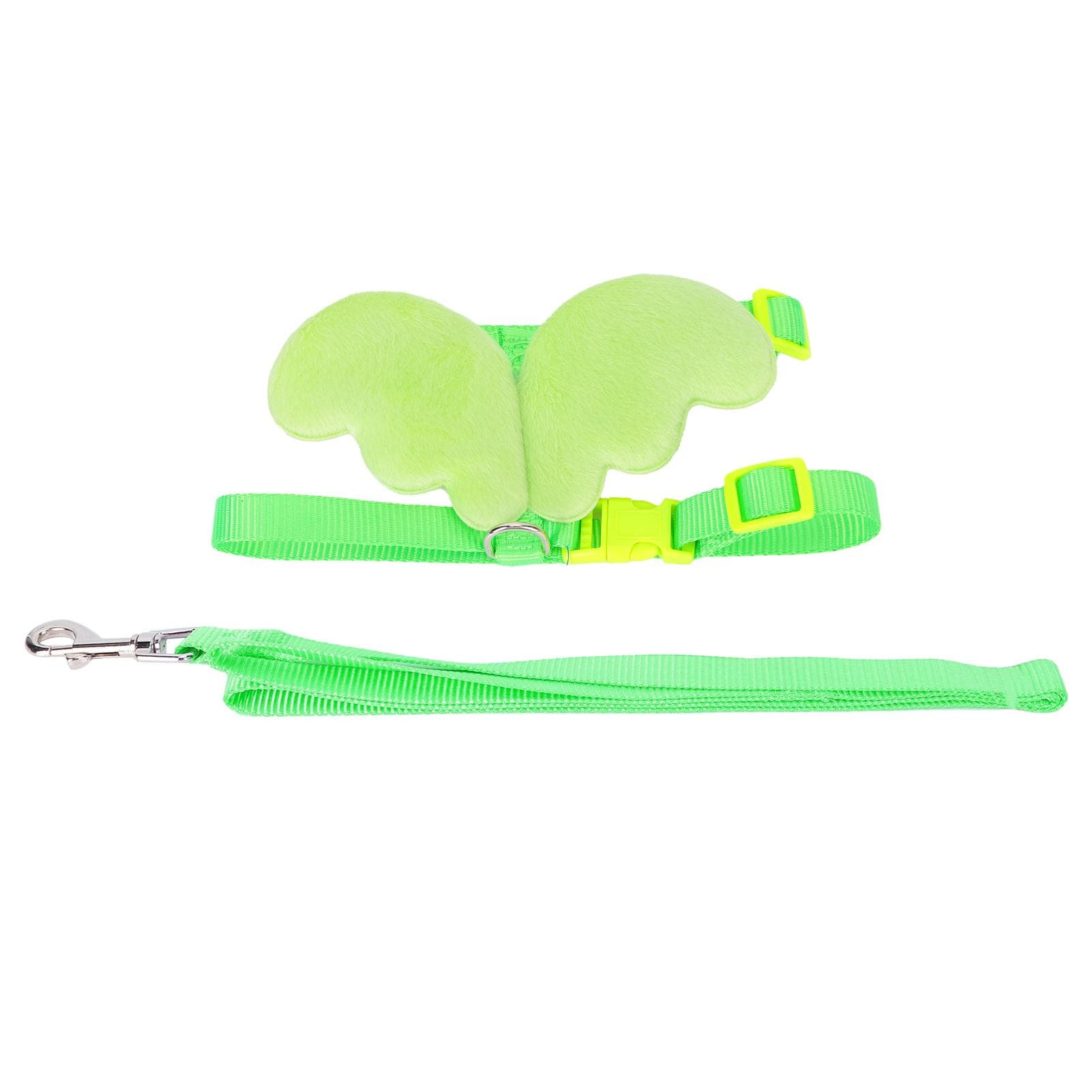 Duck Harness Leash Outdoor Walking Leash Adjustable Harness for Pet Ducks and ChickensBlue S M(for 4-6.5kg) green