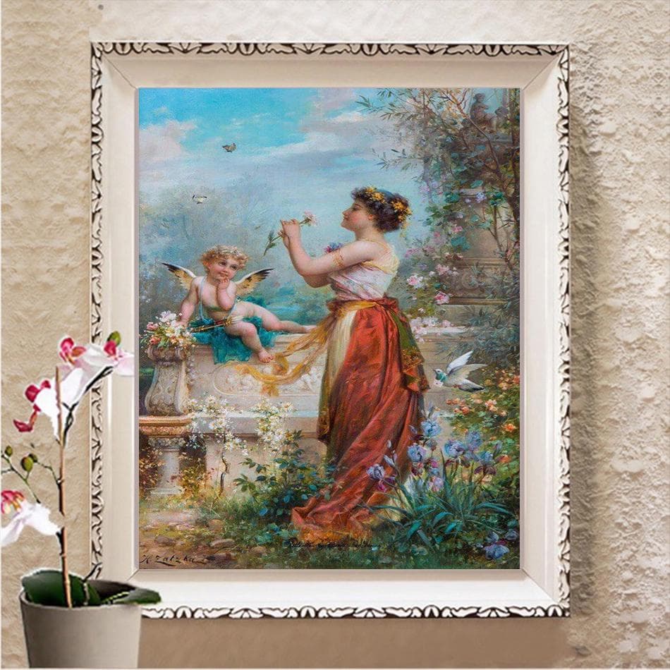 5D Diamond Painting Full Square DIY Cross Stitch Embroidery Portrait Set Art Picture of Rhinestones Gift Diamond Mosaic Full Square 20X30CM