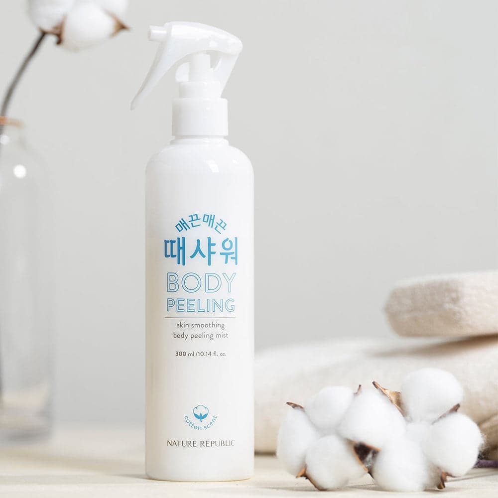 [NATURE REPUBLIC] Skin Smoothing Body Peeling Mist 300ml #Cotton