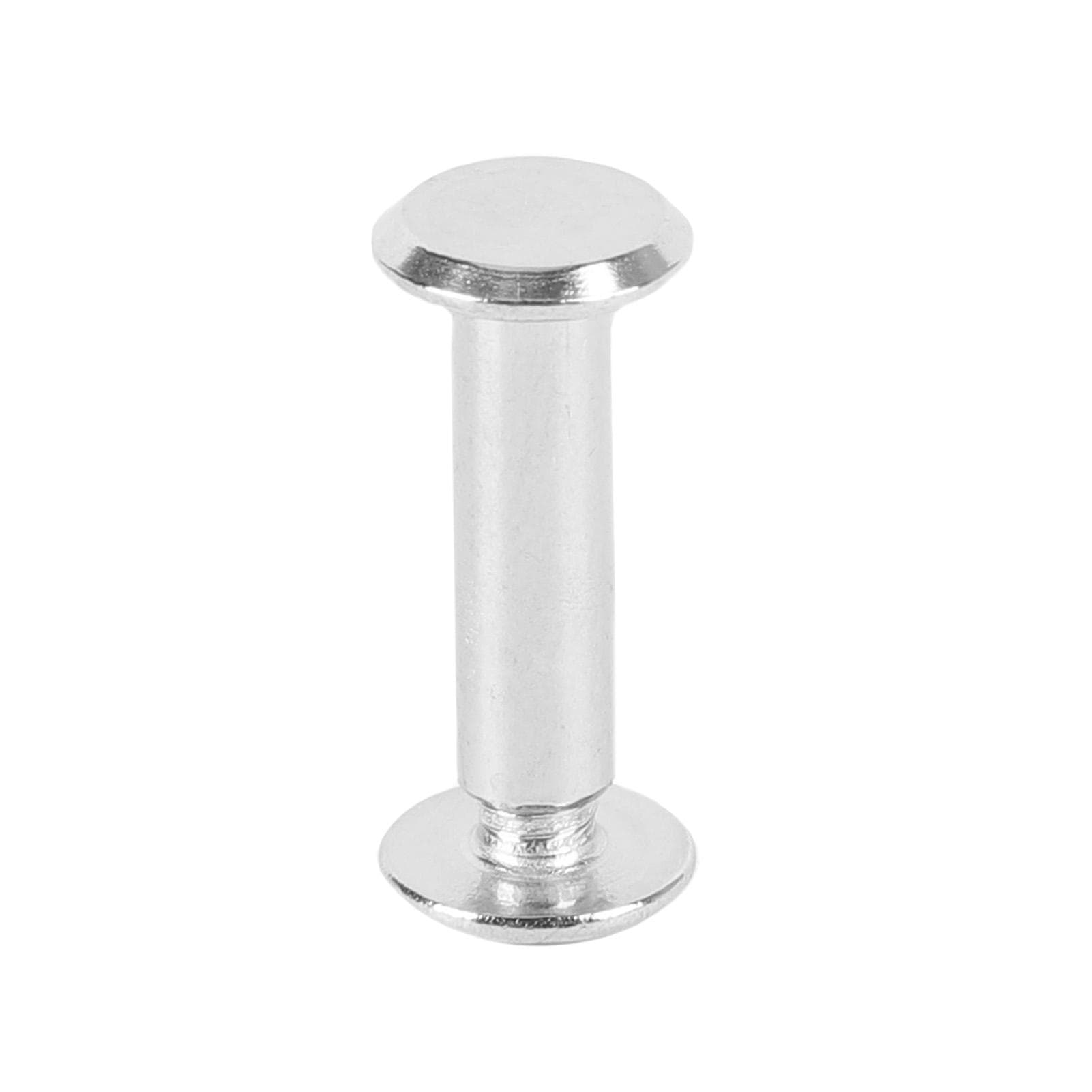 40 Sets Chicago Screw M4 5x17x9.5mm Round Flat Head Stainless Steel Alloy Screw Rivet for Leather