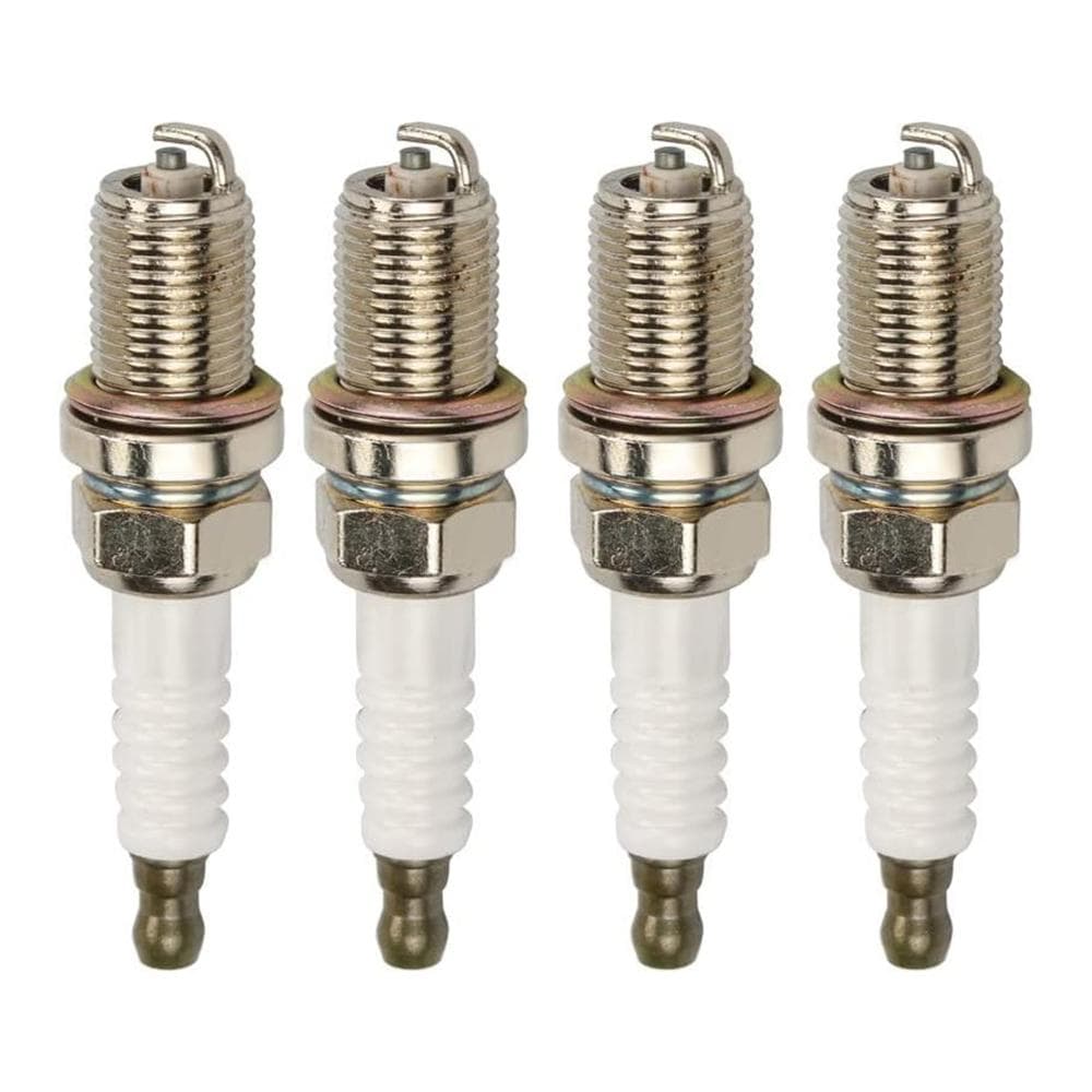 4 PCS Spark Plugs Replacement for Champion RC12YC Briggs and Stratton 491055 491055S 692051 792015 white