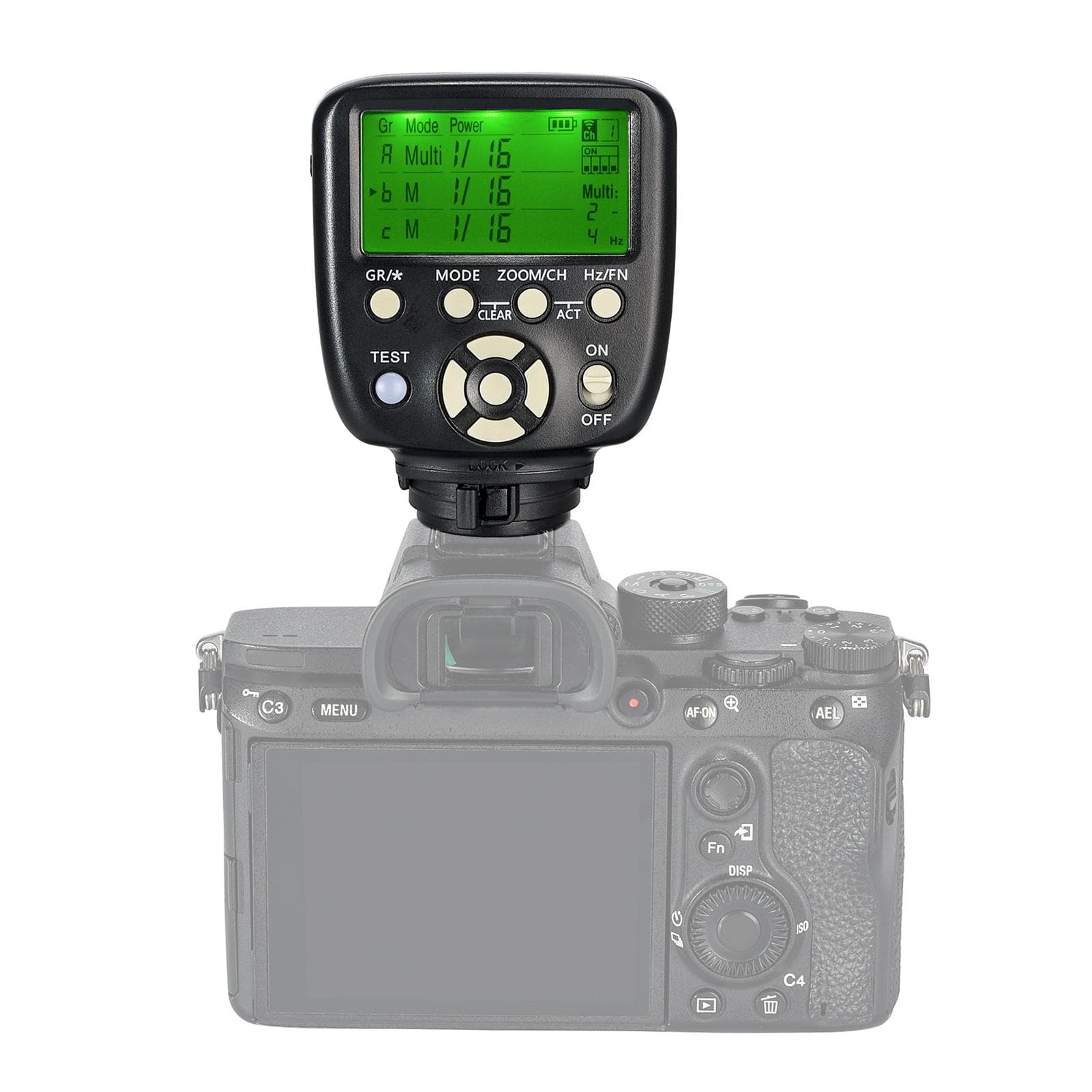 YONGNUO YN560-TX II/S Wireless Flash Trigger Controller Speedlite Transmitter Replacement for Sony black