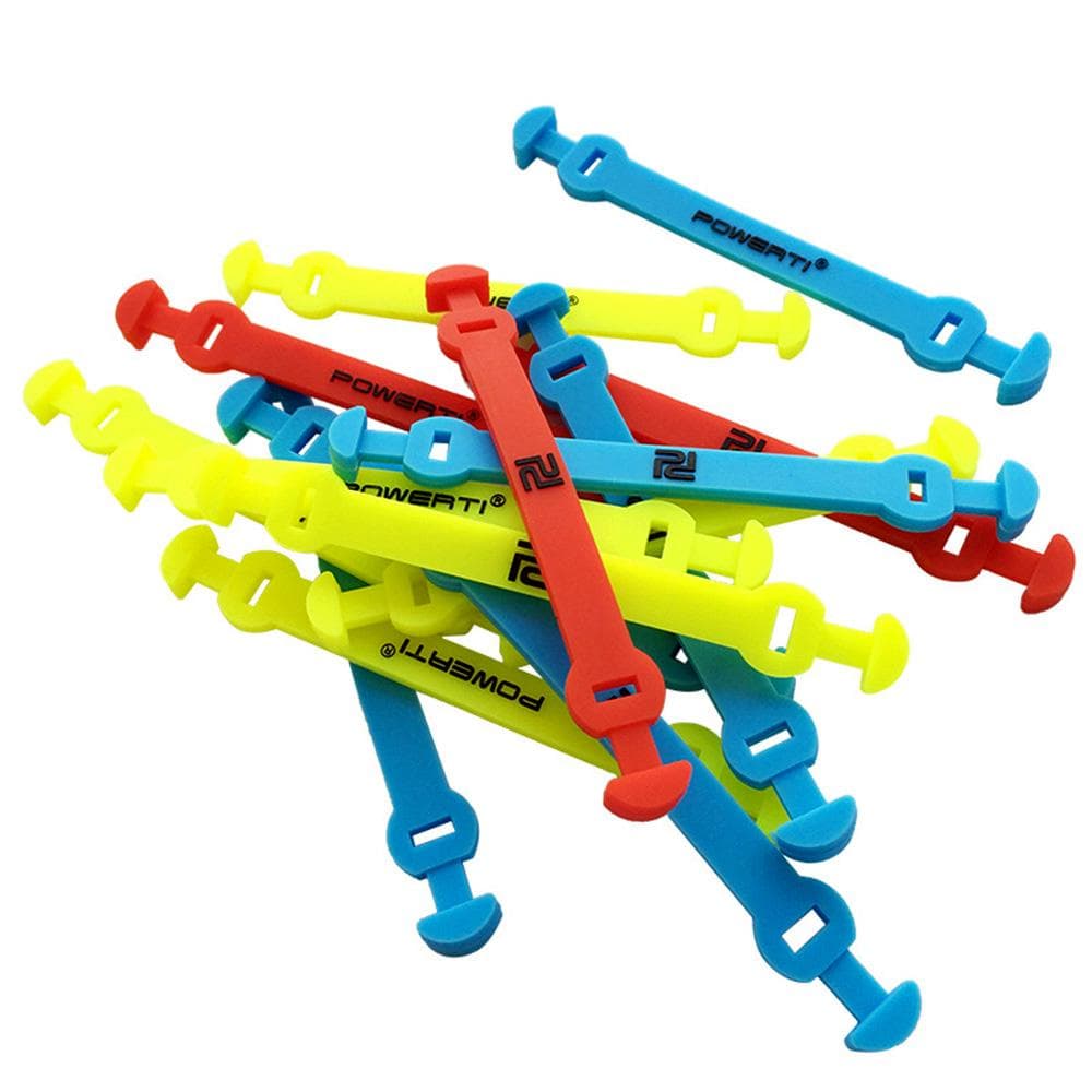 10Pcs Elastic Tennis Racket Damper Silicone Straps Tennis Racket Vibration Absorbing Shock Reducing