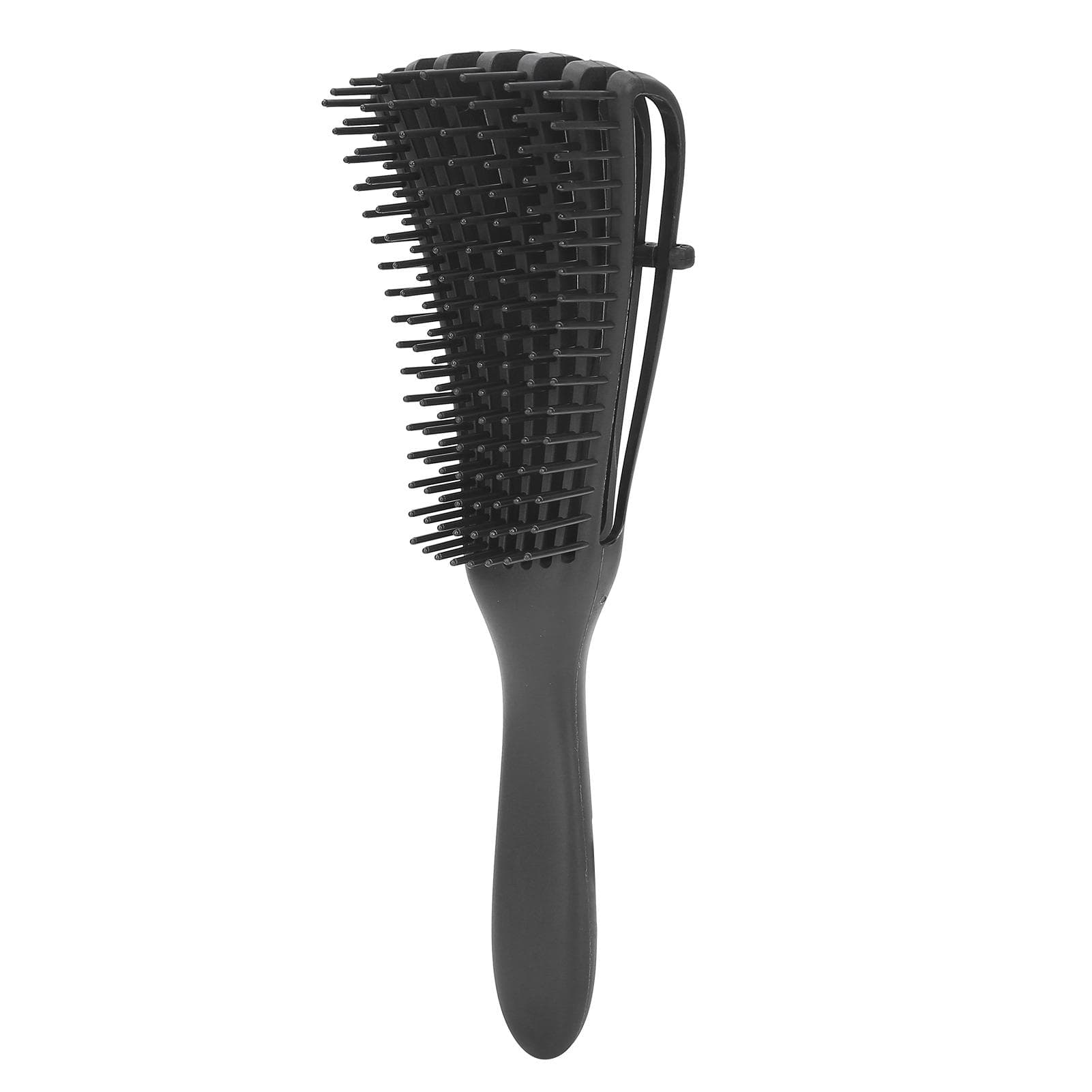Detangling Hair Brush Knots Detangler Comb Fine Teeth Hair Brush Comb for Long Thick Wet Dry black