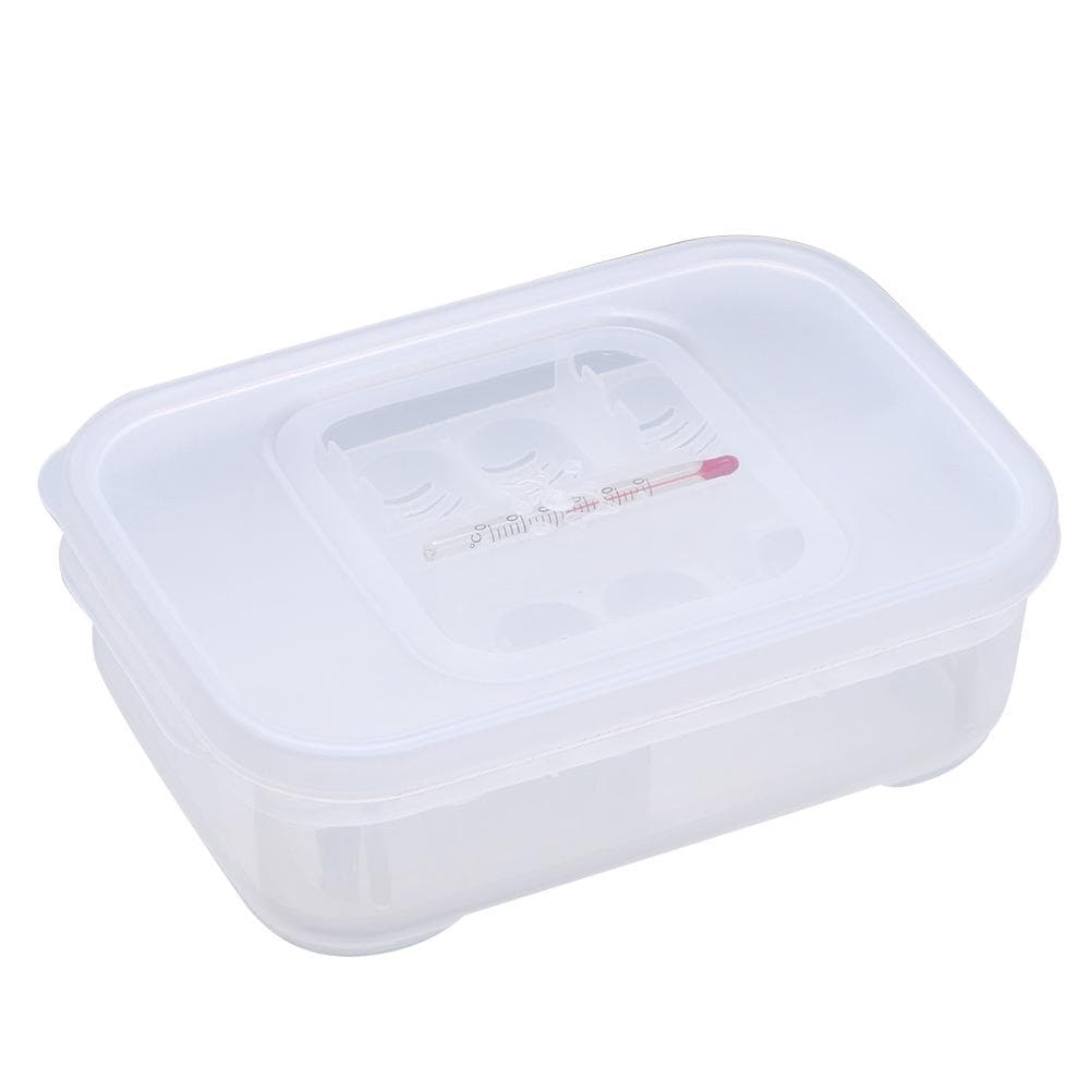 Transparent Plastic Professional Gecko Snakes Lizards Reptiles Eggs Breeding Incubator Tray Hatcher