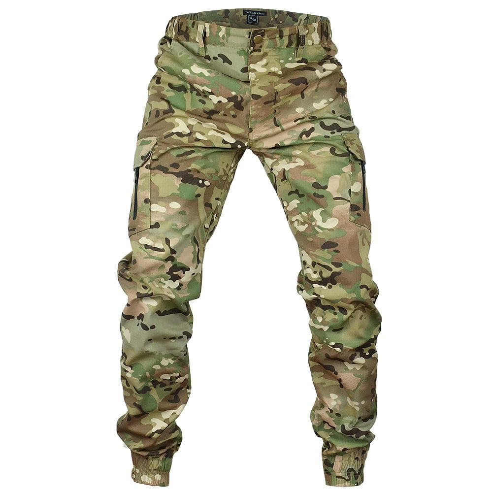 Mege Tactical Camouflage Joggers Outdoor Ripstop Cargo Pants Working Clothing Hiking Hunting Combat Trousers Men's Streetwear S