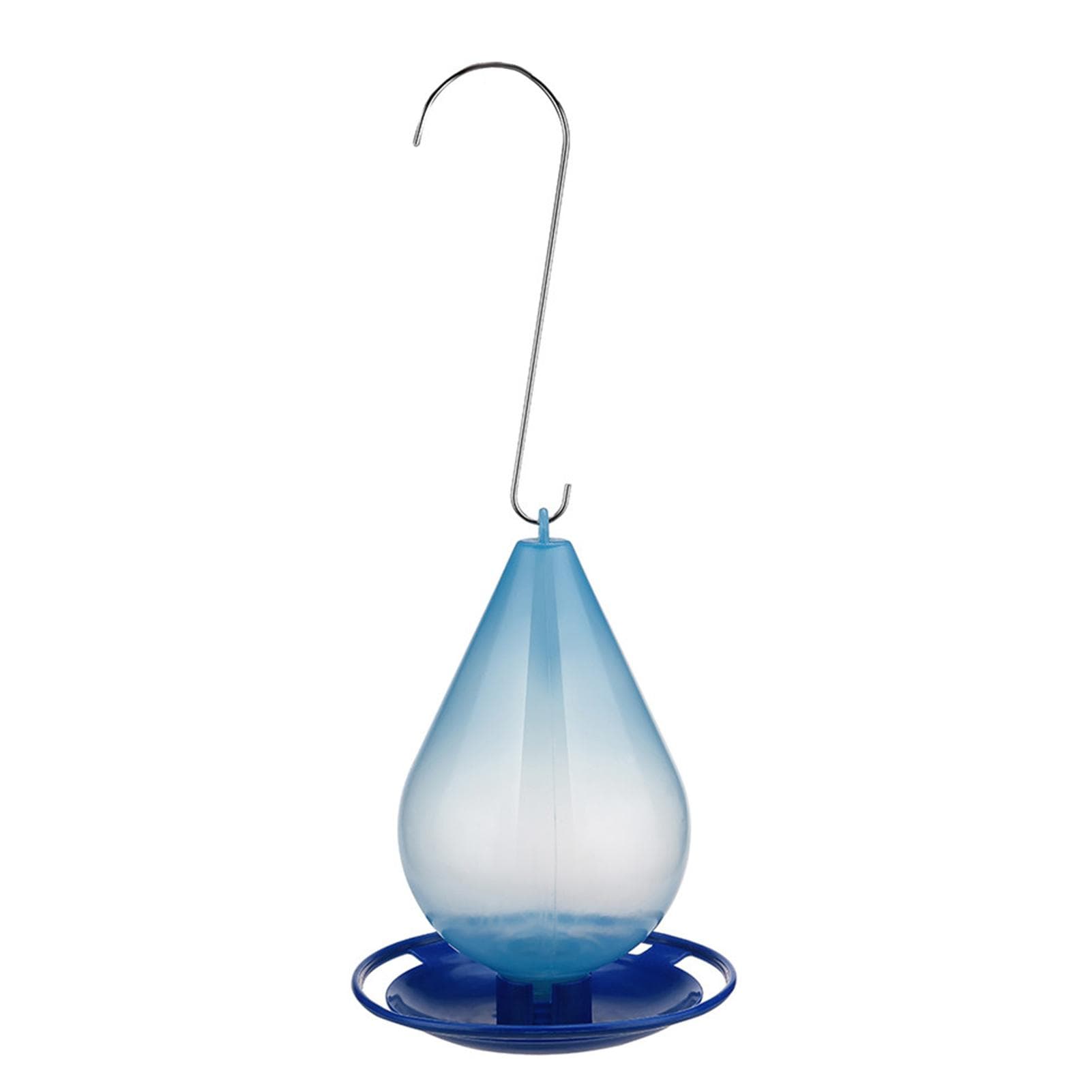 Droplet Bird Waterer Hanging Wild Birds Water Feeder for Outdoor Garden blue