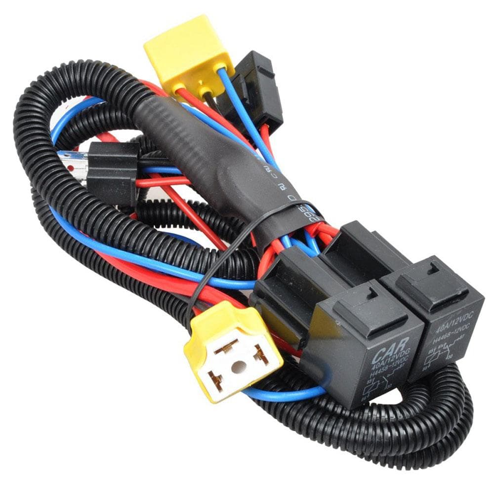 Car Headlight Wiring Harness Halogen Lamp H4 Light Enhance Cable Socket Light Enhancer Brightener multicolour