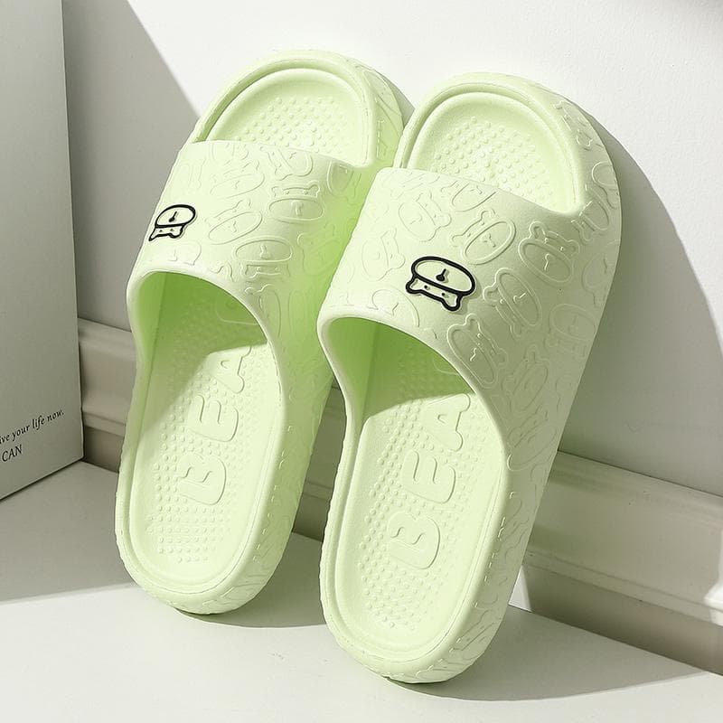 Women's Summer Slippers Indoor Bathroom Concise Non-slip High-quality Soft and Elastic Men Comfortable Couple Sliders Shoes New 36