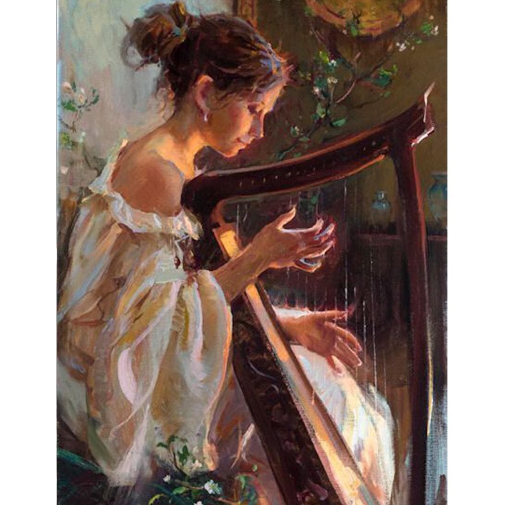 DIY 5D Diamond Painting Handcraft Art Kits Full Drill Round Home Decoration Embroidery Picture 20X30CM