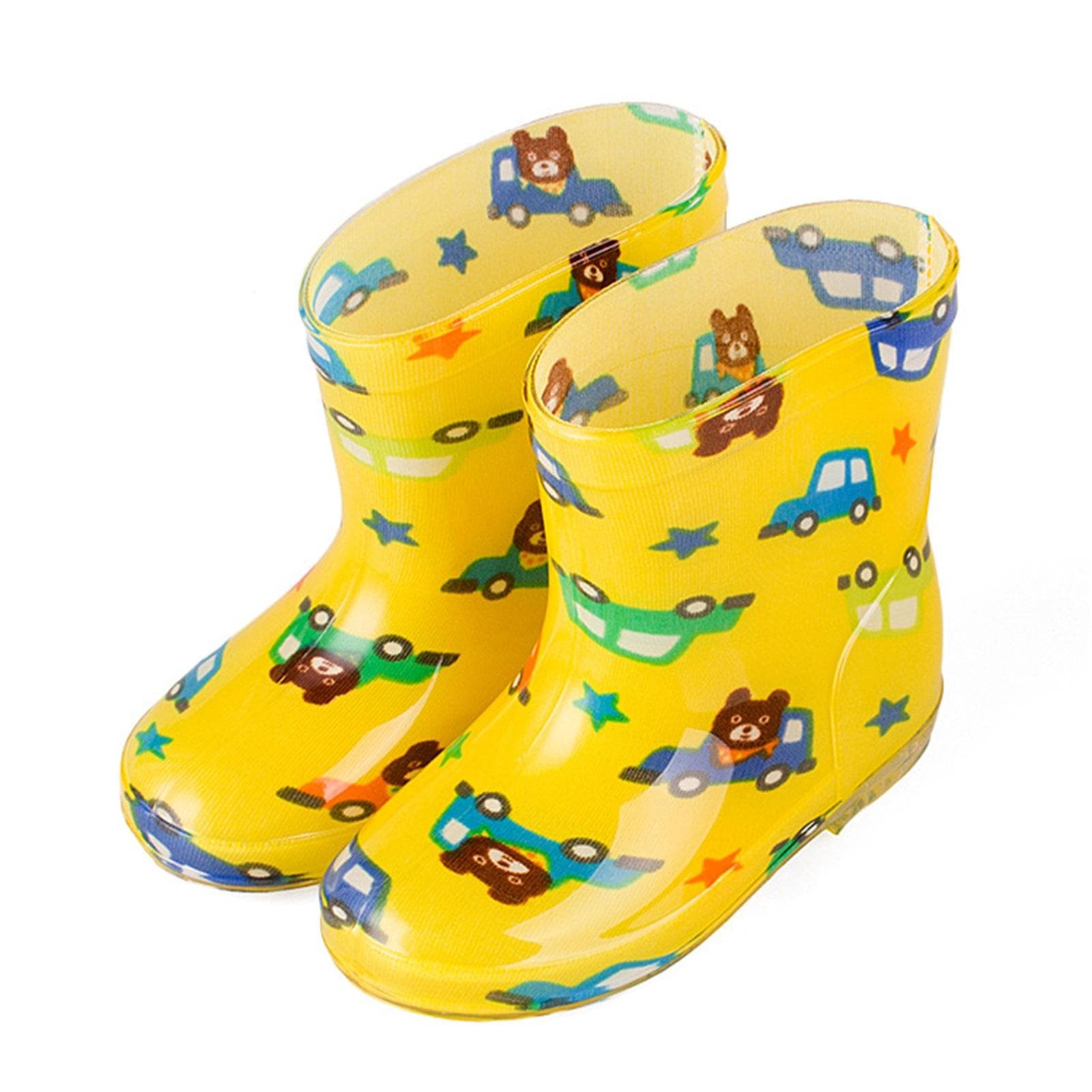 Kids Rain Boots Anti Skip Toddler Rain Shoes Children Waterproof Boots for Boys and Girls Type2 25(16cm/6.30in)