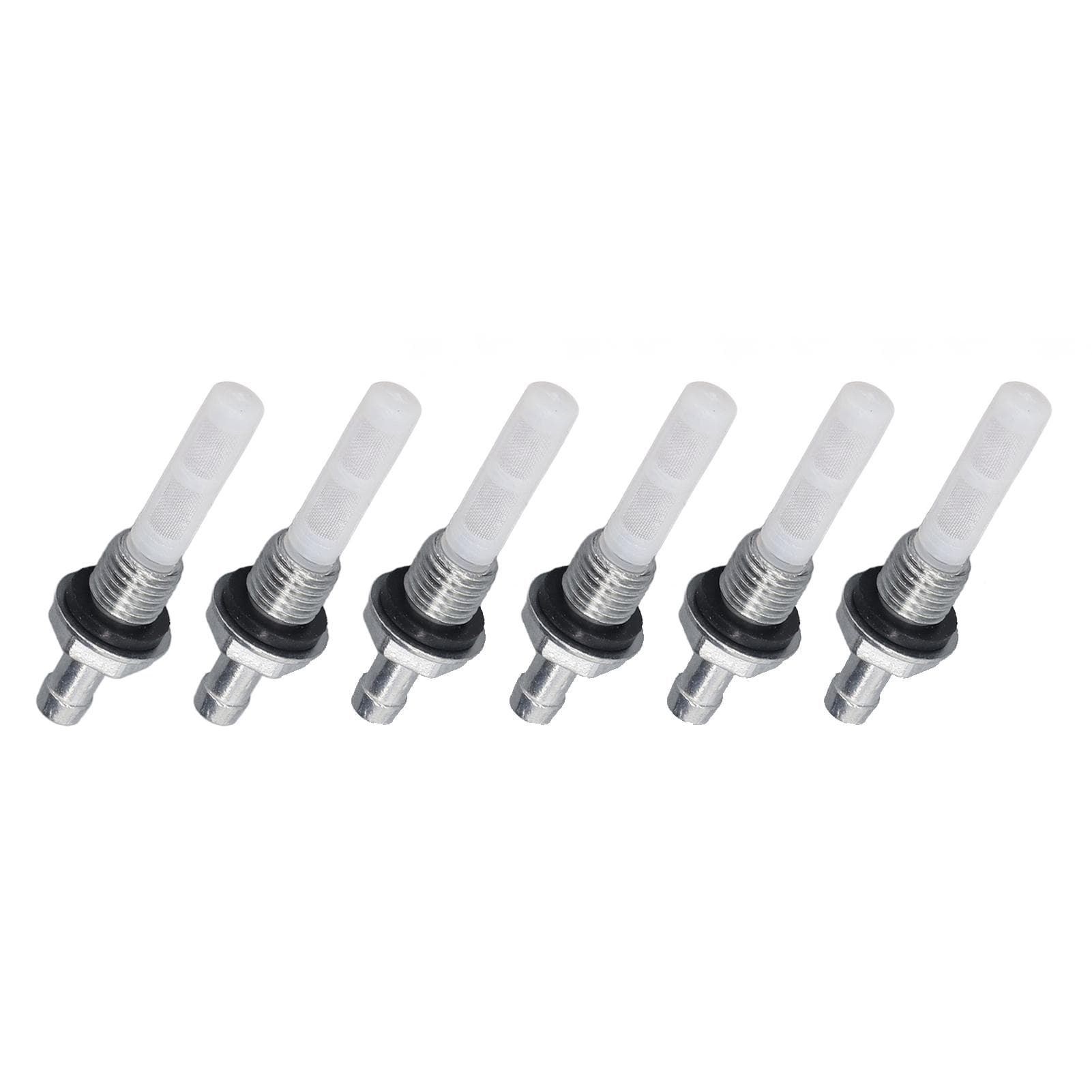 6Pcs Gas Tank Joint Filter Aluminum Alloy Oil Tank Joint Filter Replacement for Gx120 Gx160 Gx200