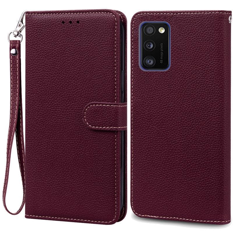 A41 Case For Samsung Galaxy A41 Case Wallet Leather Filp Case For Samsung A41 A 41 Case A415F Soft Silicone Cover Coque Fundas For Samsung A41