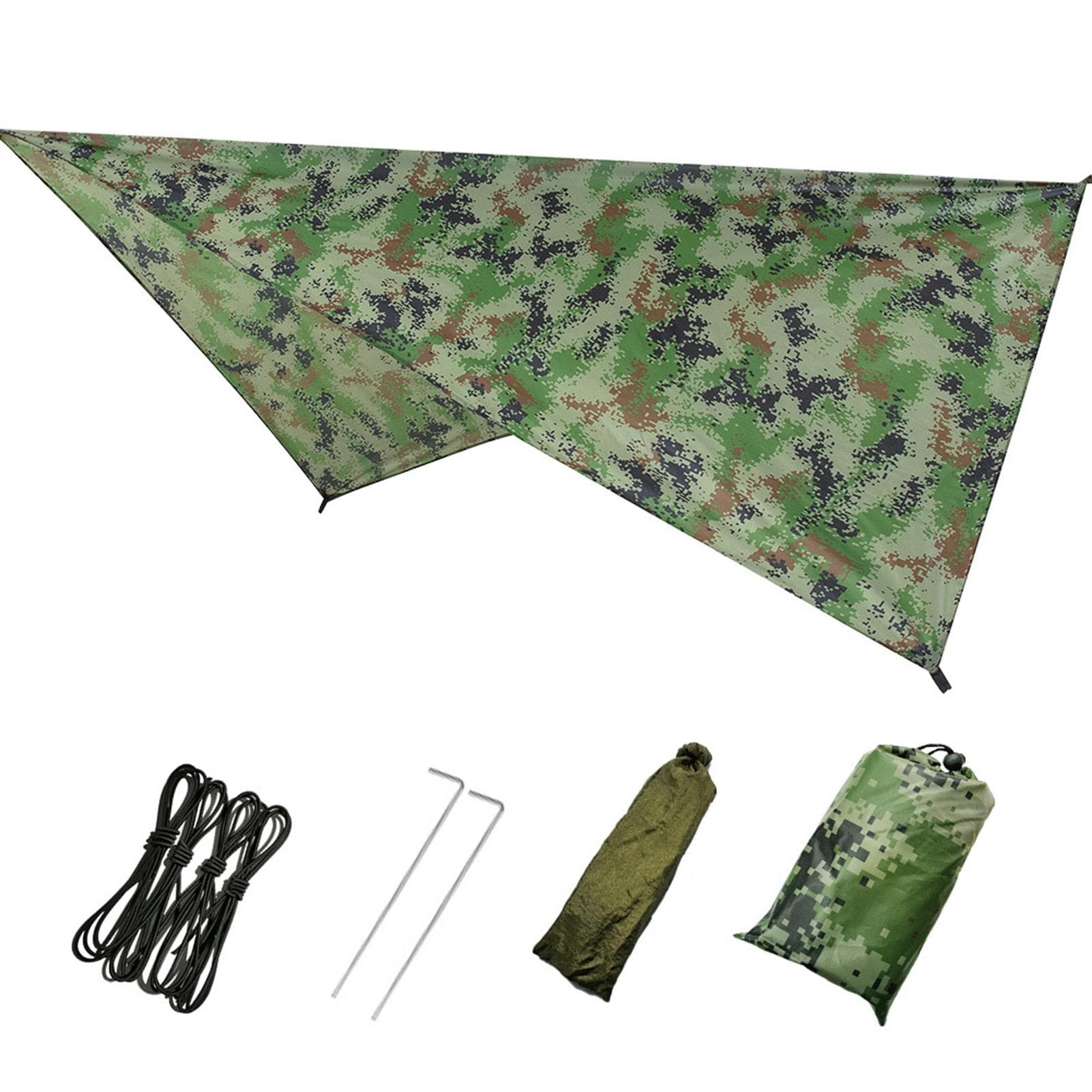 Outdoor Supplies Multifunctional Waterproof Sunscreen Camping Beach Shade Outdoor Tent 230 times 210cm camouflage