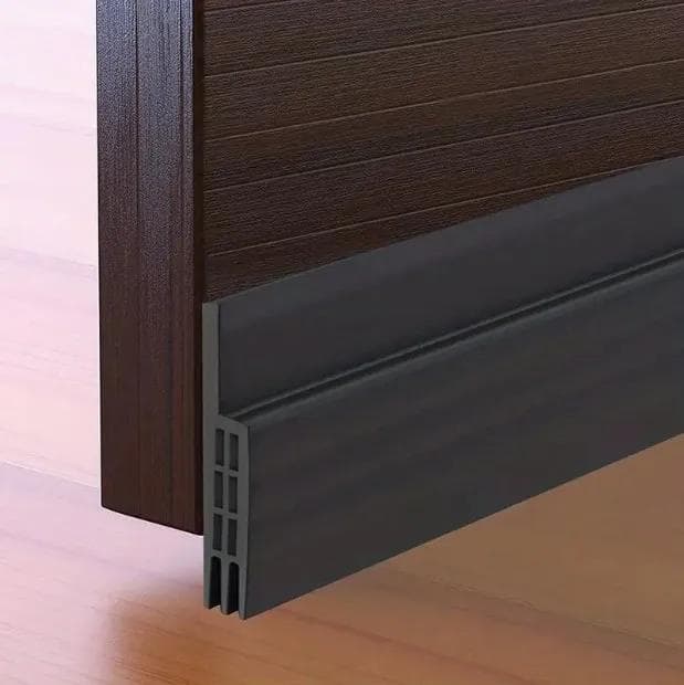100cm Door Draft Stopper Under Door Draft Blocker Insulator Door Sweep Weather Stripping Noise Stopper Strong Adhesive