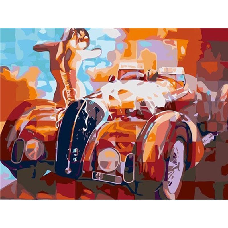 5D Diamond Painting Car Diamond Embroidery Auto Mosaic Picture Cross Stitch Home Decor 20X30CM