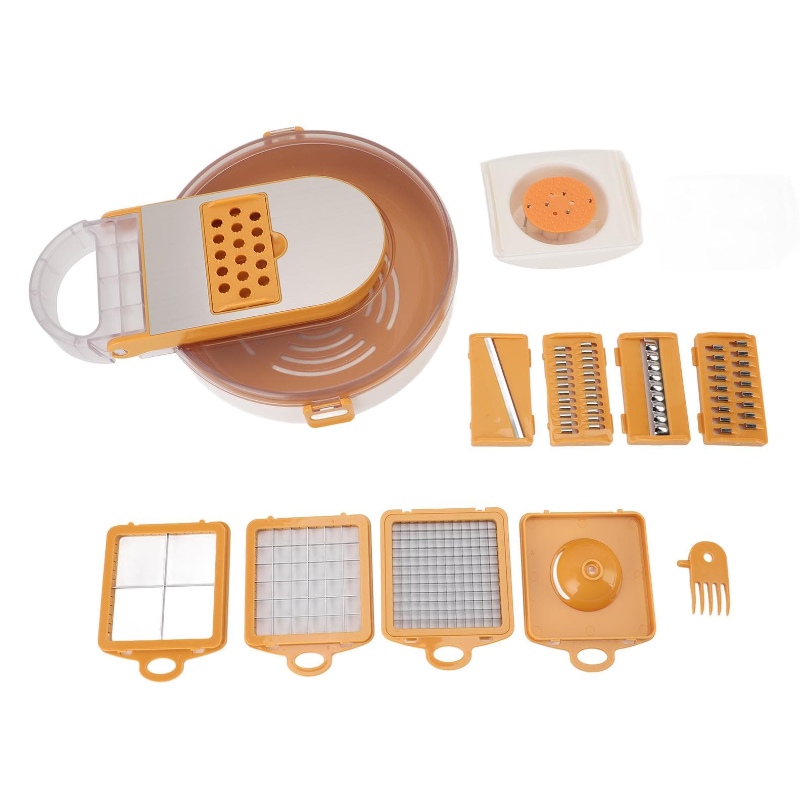 Kitchen Chopper Vegetable Grater Multipurpose Potato Cutter Shredder with Drain Basket for Slicing