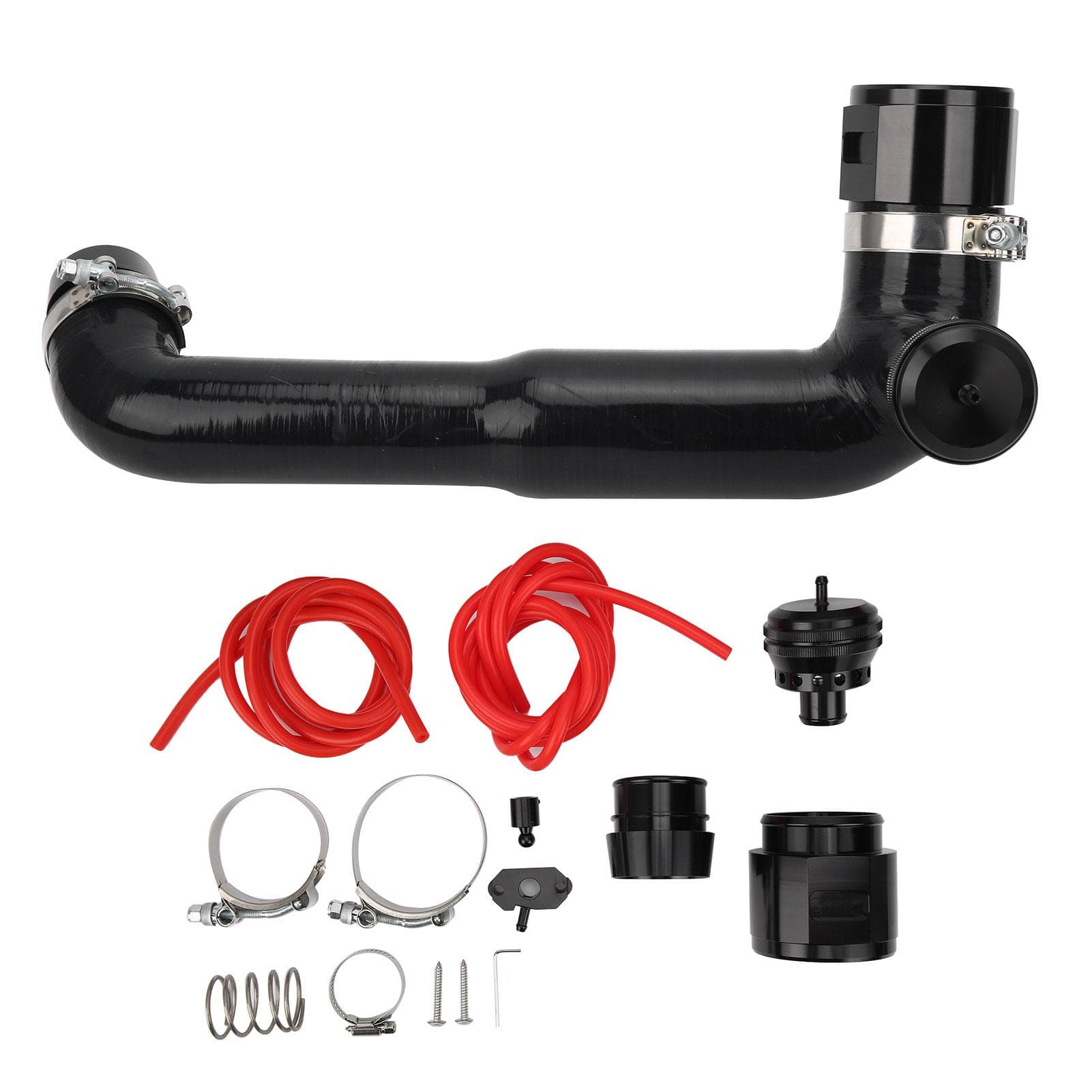 Dump Blow Off Valve BOV Kit Aluminium Alloy Silicone Tube Durable Sturdy Fit for MK7 1.2TSI 1.4TSI