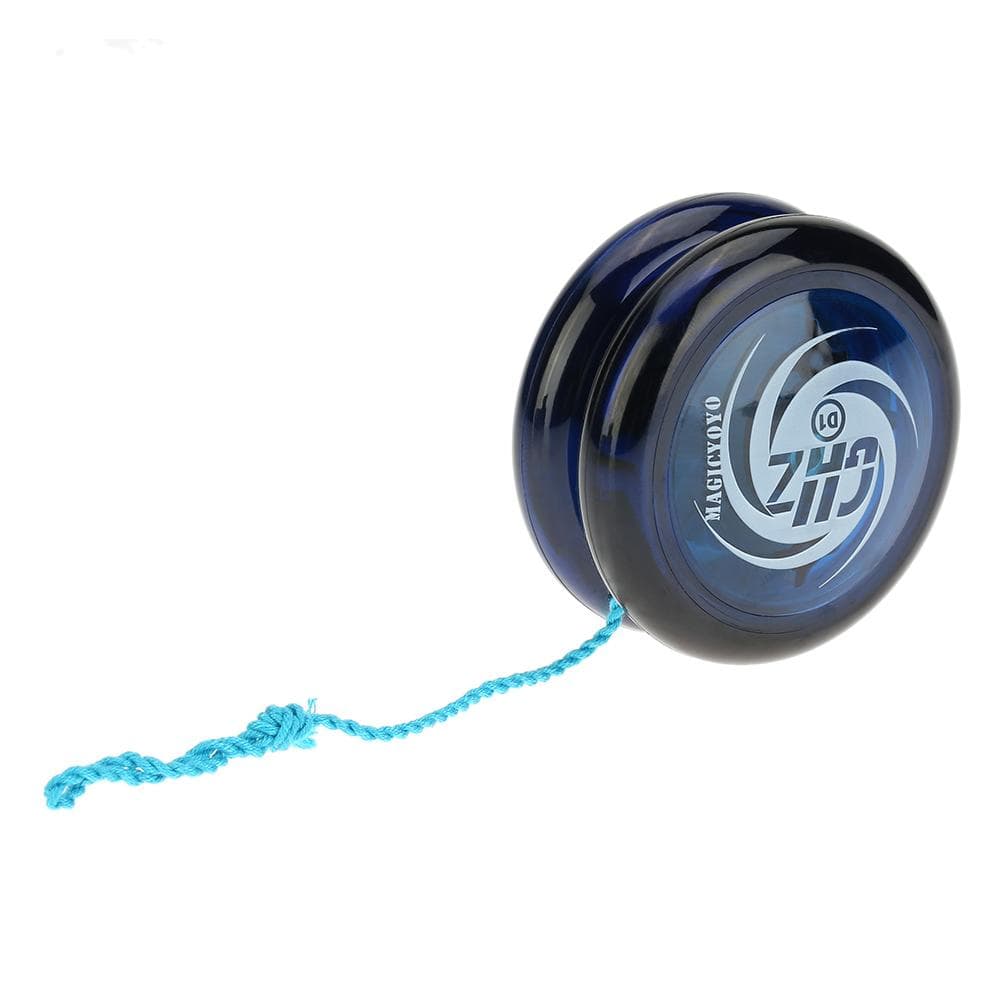 Magie Yoyo D1 Polycarbonat-Kunststoff-Schleife Star Burst-System W/ String blue