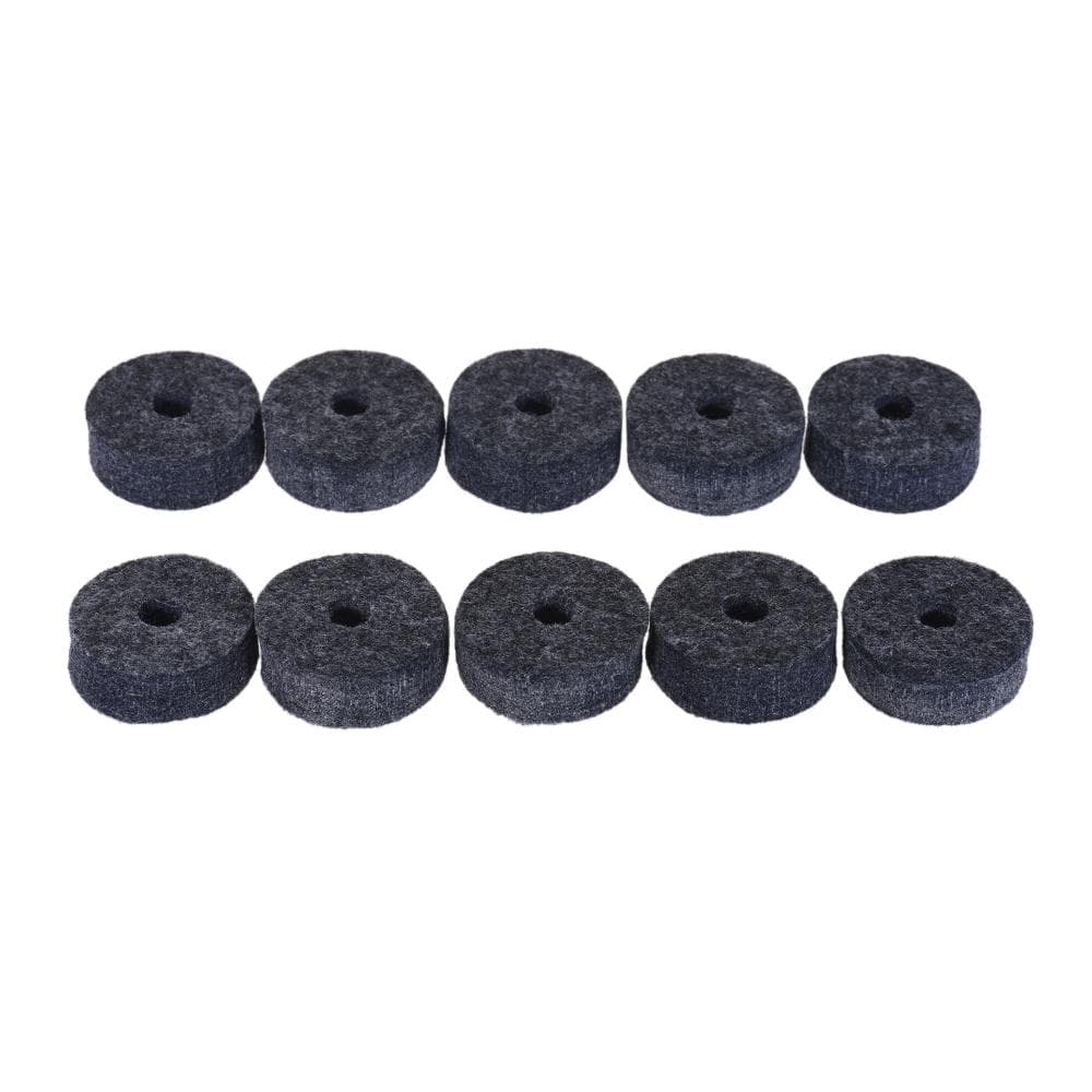 10pcs Cymbal Felts Crash Cymbal Clutch Felt Drum Set Cymbal Stand Felt