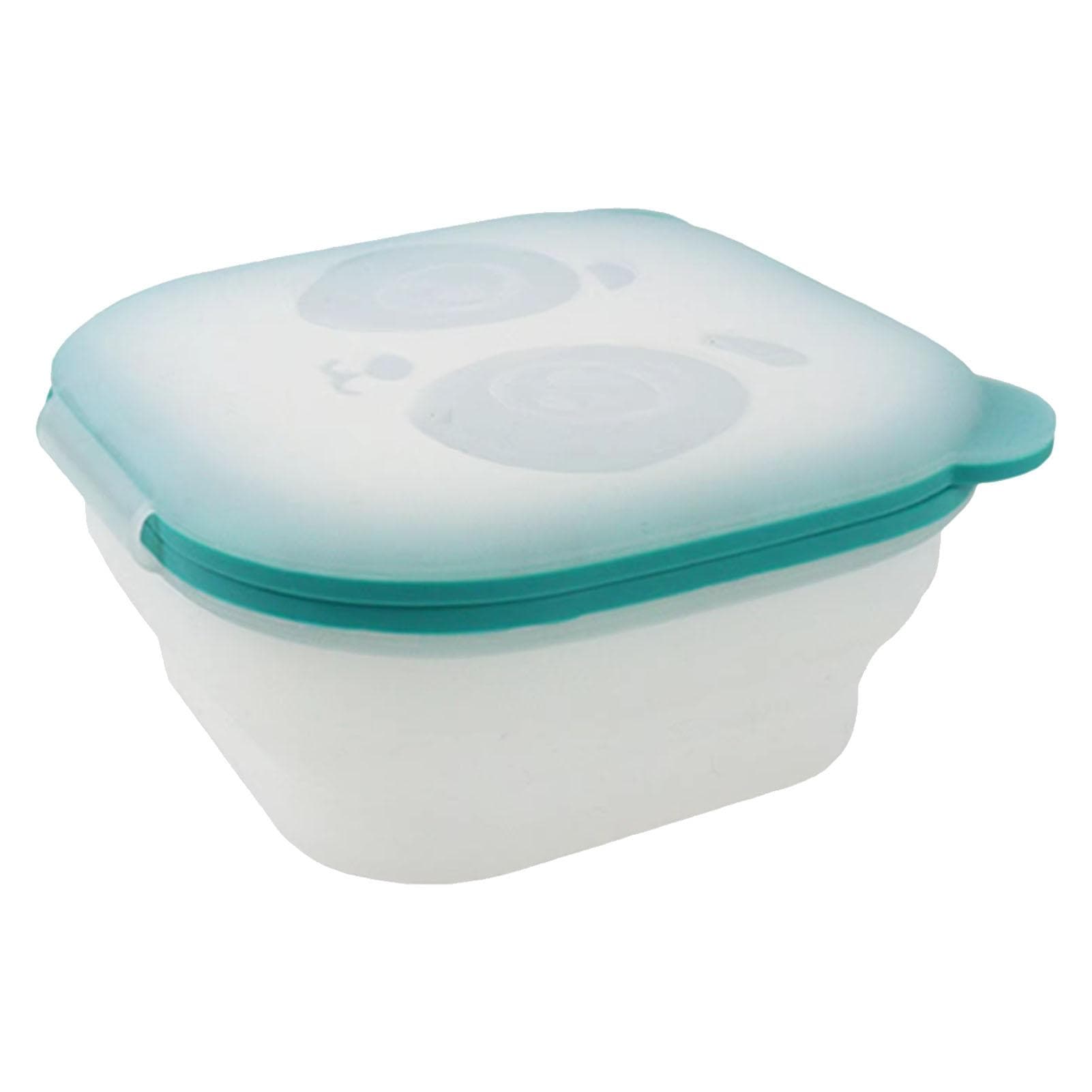 Foldable Food Preservation Box 800ML Magnetic Closure Auto Sealing Silicone Airtight Storage L(for 6.5-9kg)