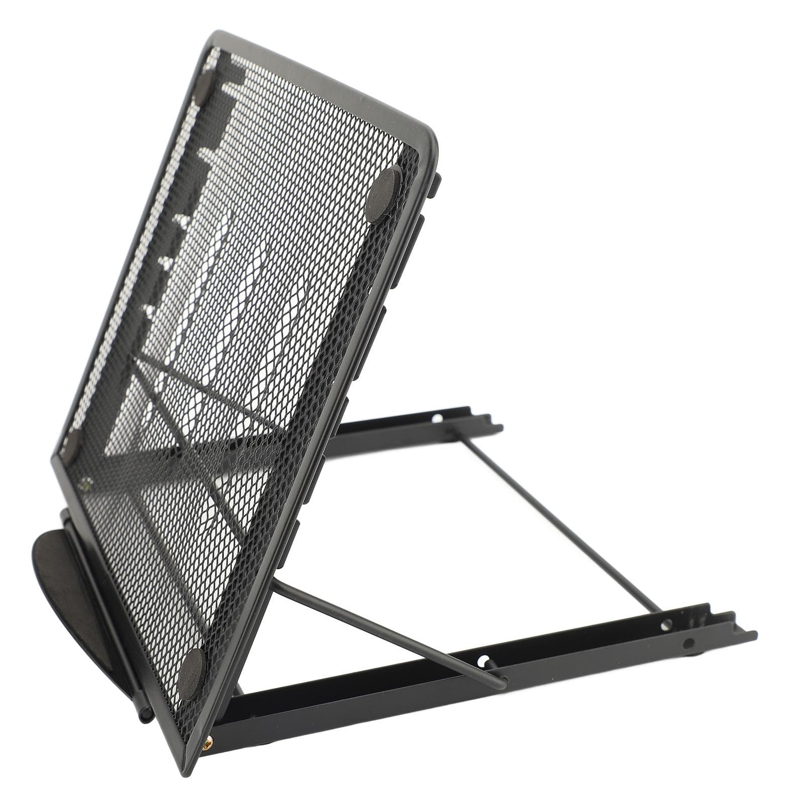 Laptop Stand Desk Adjustable Foldable Ventilated Tablet Computer Holder Universal Lightweight black