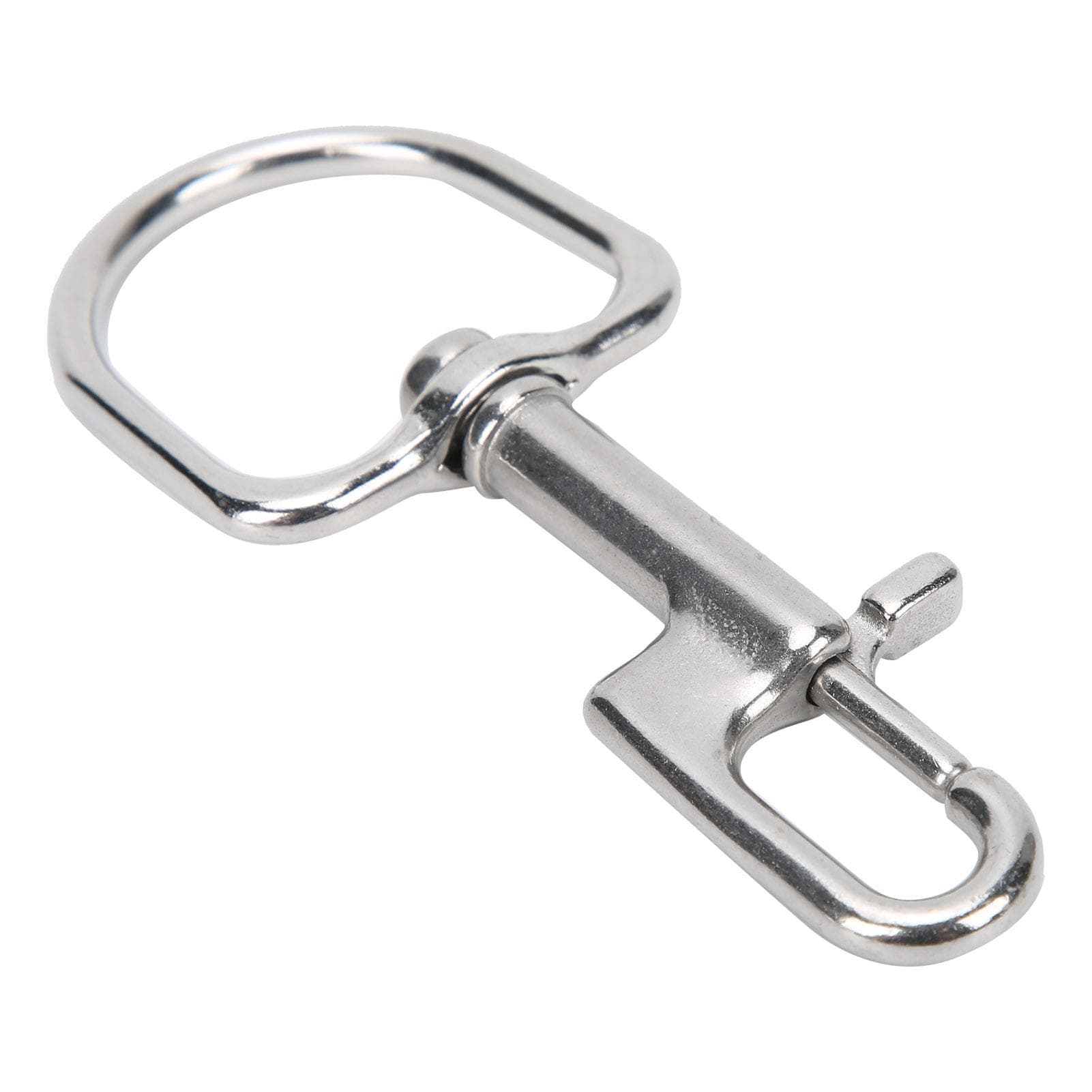 Stainless Steel Diving Single Ended Snap Clips Single Eye Bolt Snap Hooks Buckle110mm/4.3in 110MM