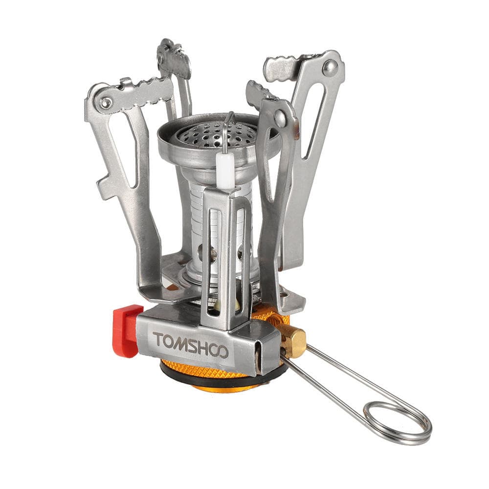 Mini Pocket Outdoor Gas Butane Propane Canister Camp Stove Burner Portable